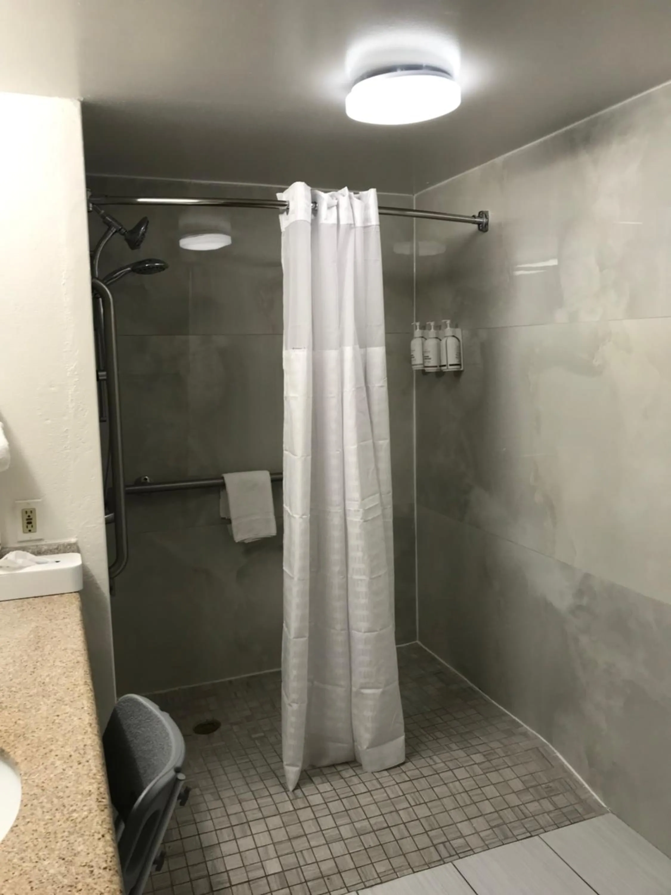 Shower in Ramada by Wyndham Temple Terrace/Tampa North
