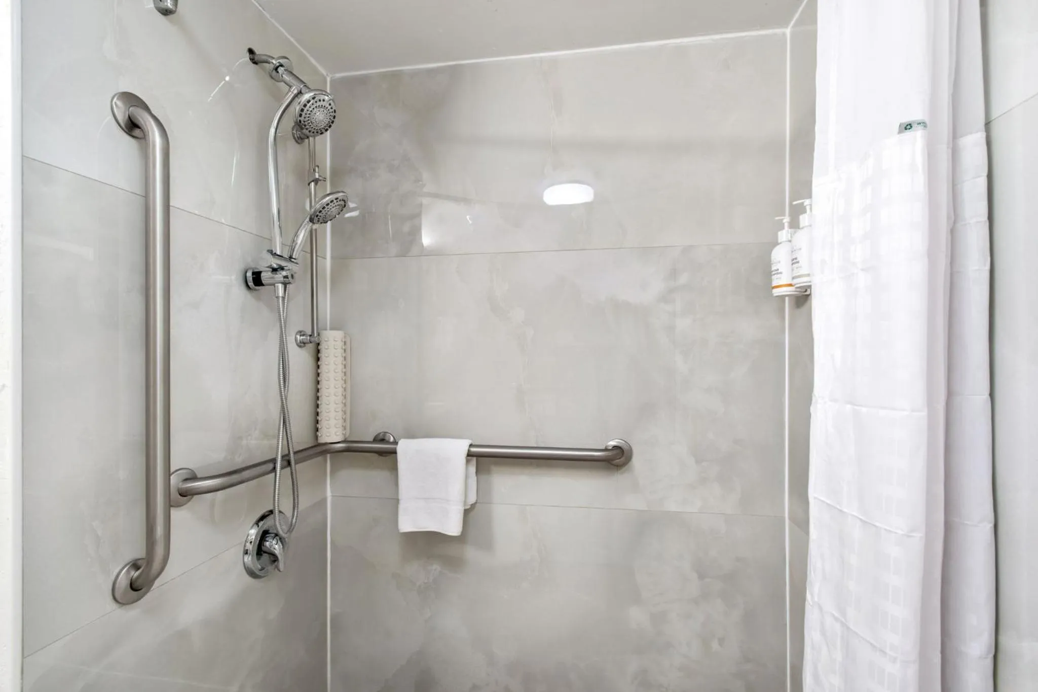 Shower in Ramada by Wyndham Temple Terrace/Tampa North