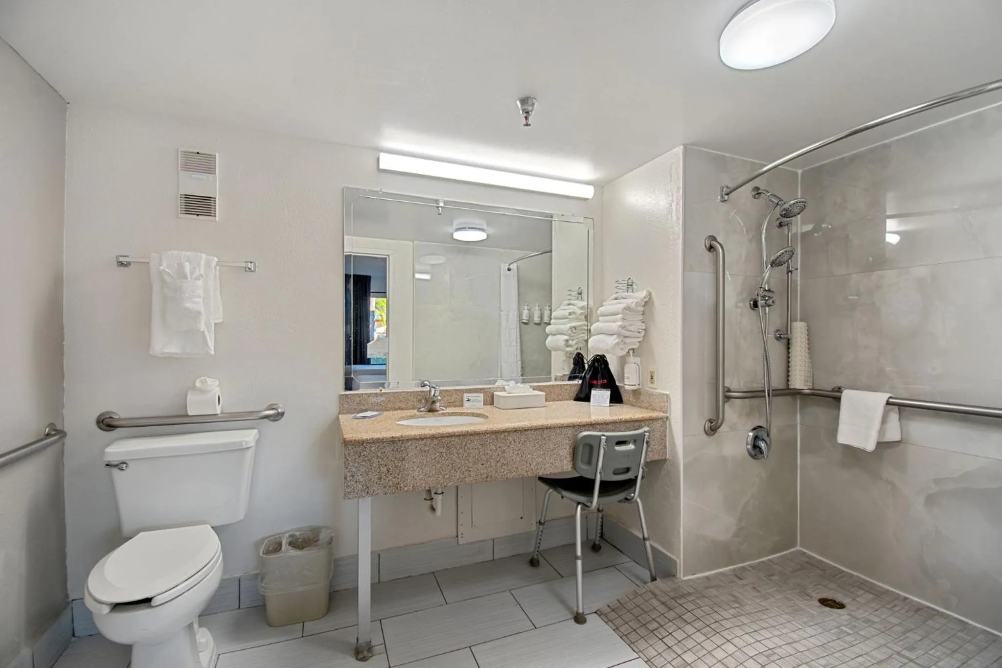 Shower in Ramada by Wyndham Temple Terrace/Tampa North