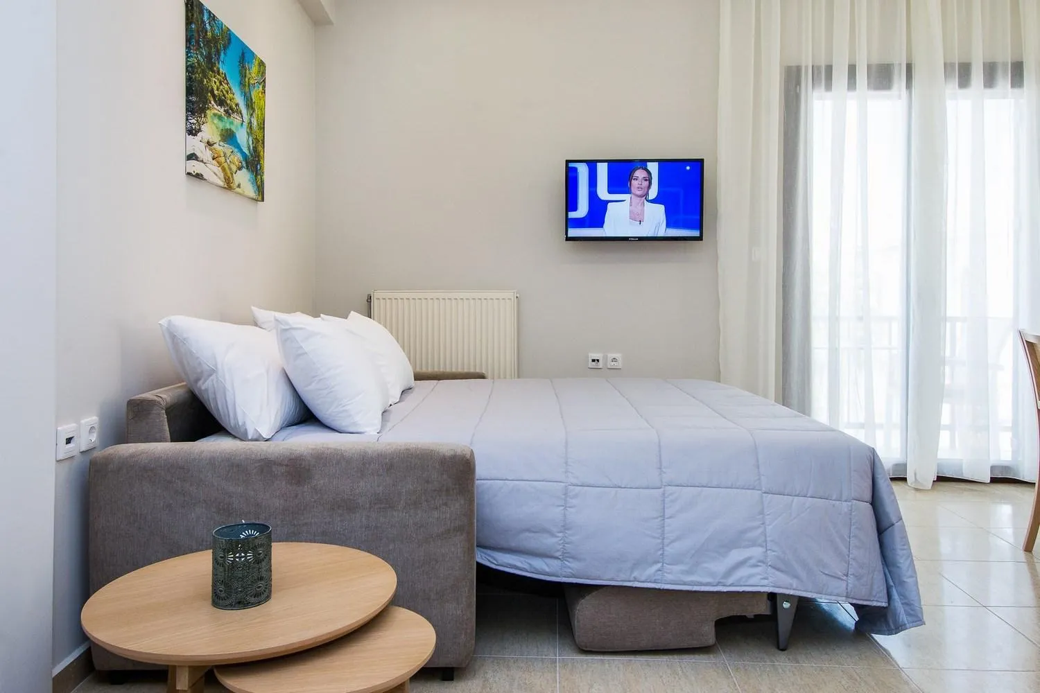 Bed in Alektor Luxury Apartments