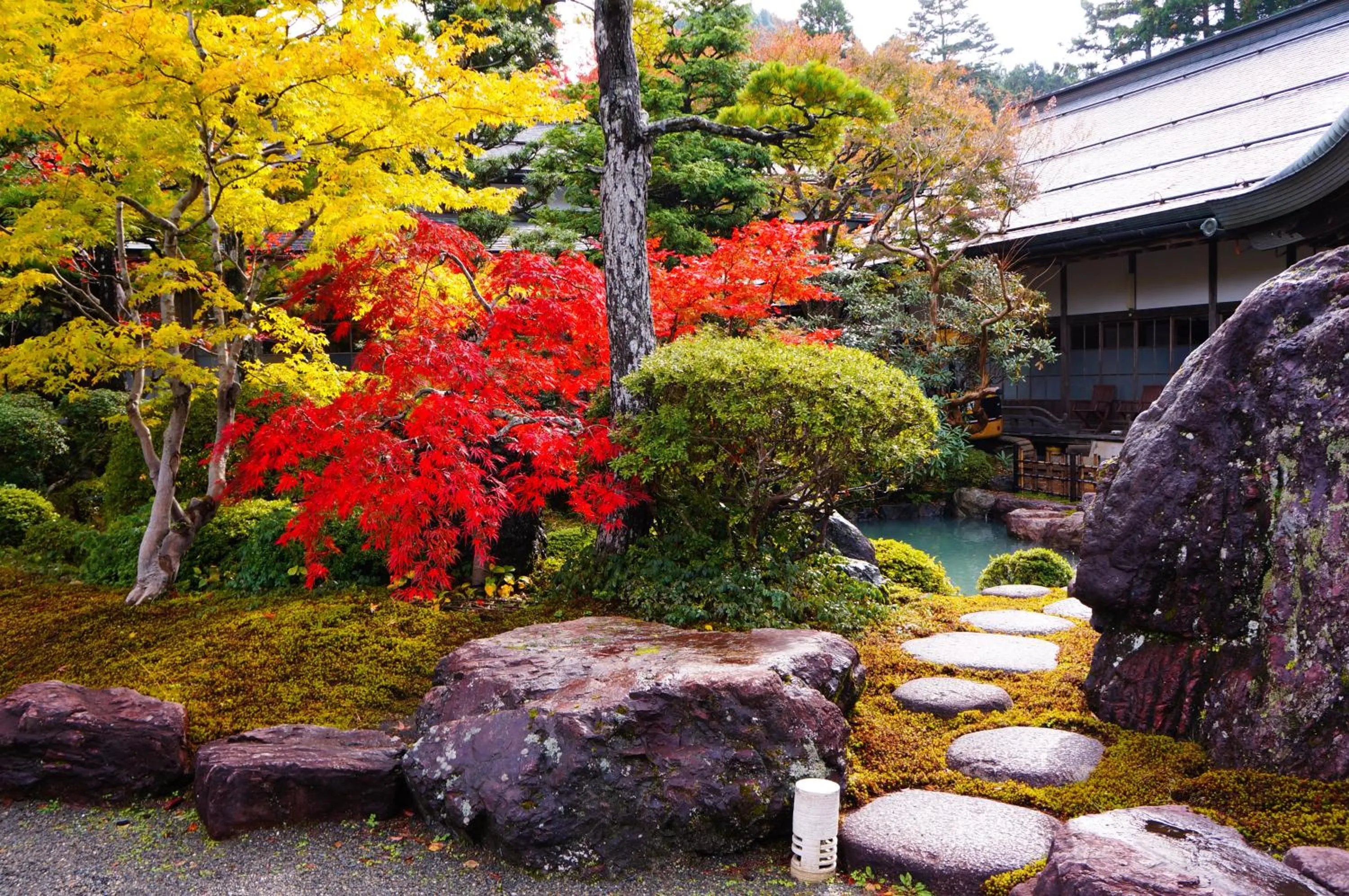 Garden in 高野山 宿坊 恵光院 -Koyasan Syukubo Ekoin Temple-