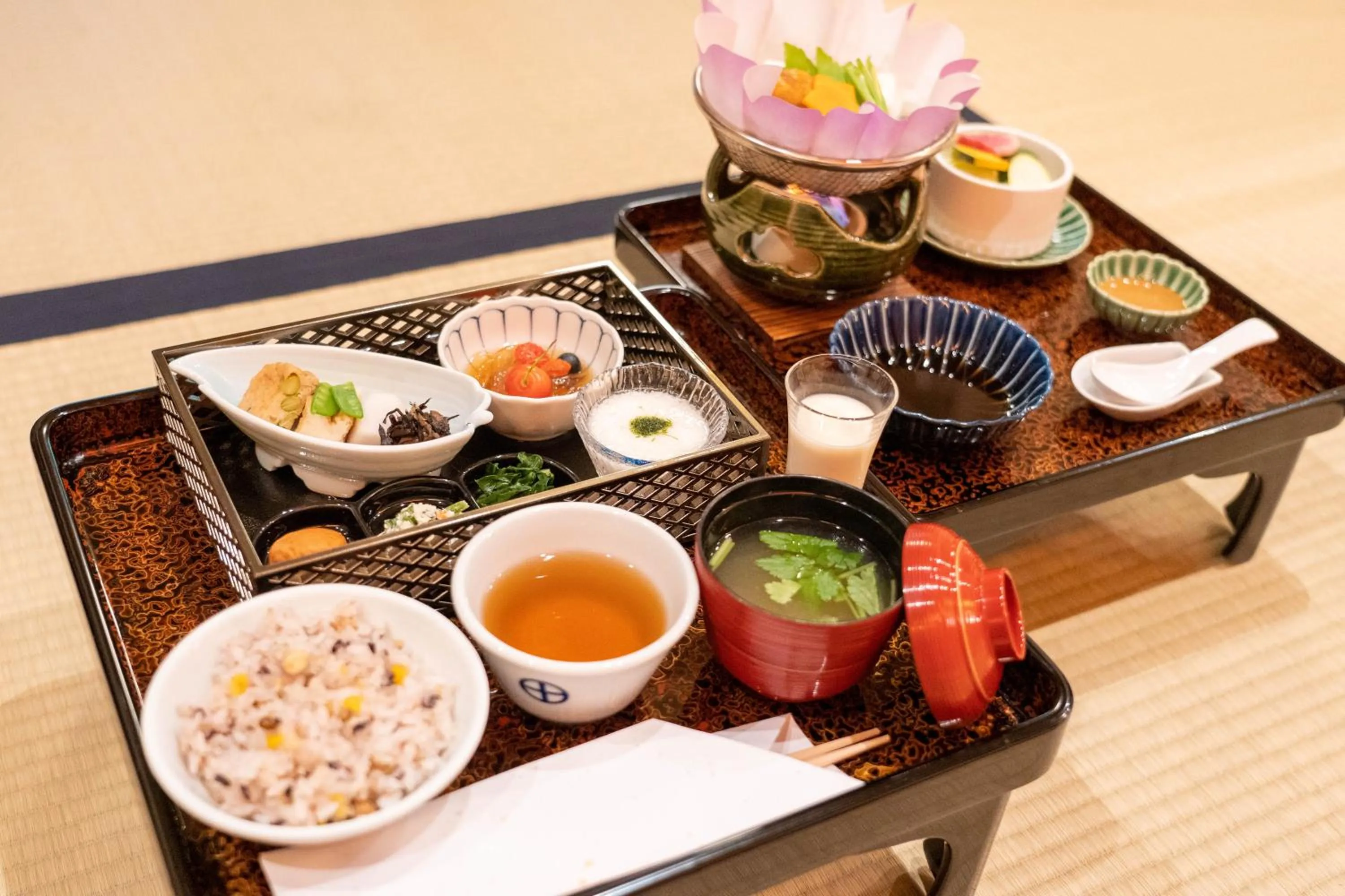 Breakfast in 高野山 宿坊 恵光院 -Koyasan Syukubo Ekoin Temple-
