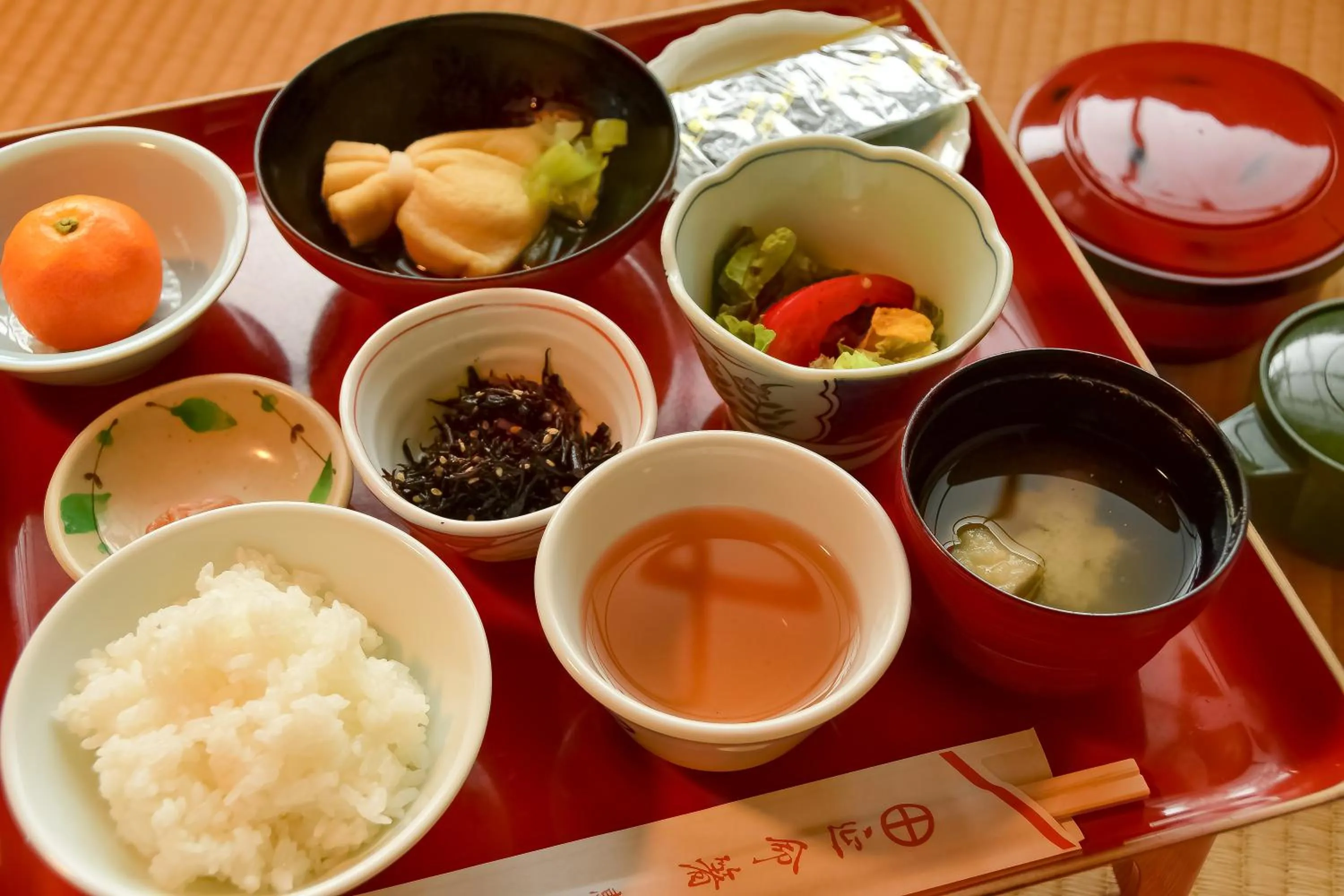 Breakfast in 高野山 宿坊 恵光院 -Koyasan Syukubo Ekoin Temple-