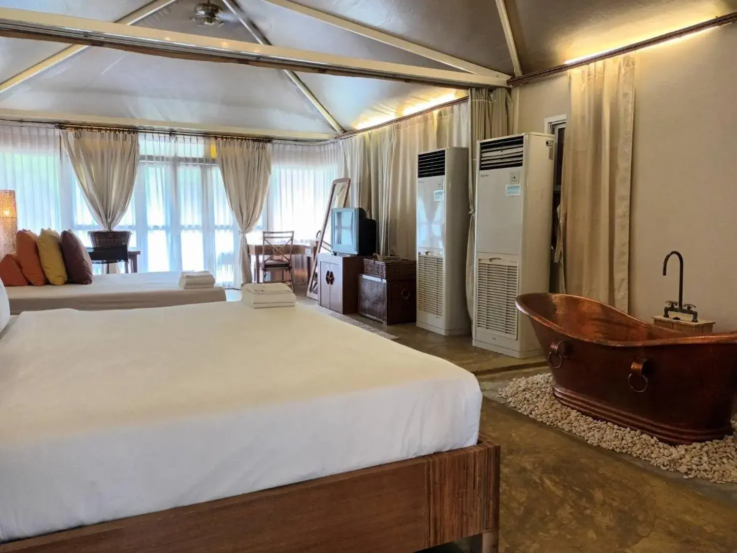 Bed in Pai Vimaan Resort Bed in Pai Vimaan Resort