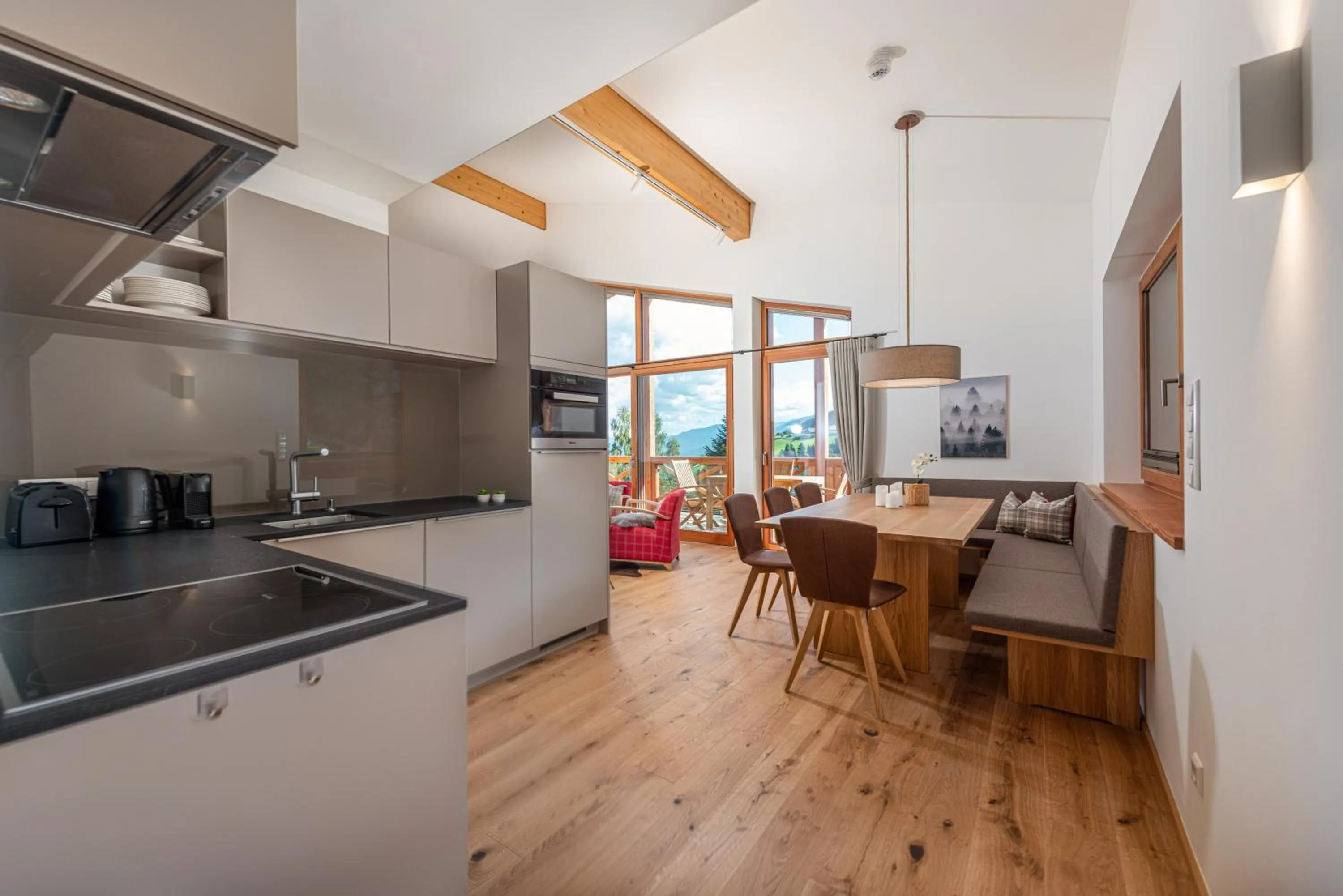 Kitchen or kitchenette in Skylodge Alpine Homes