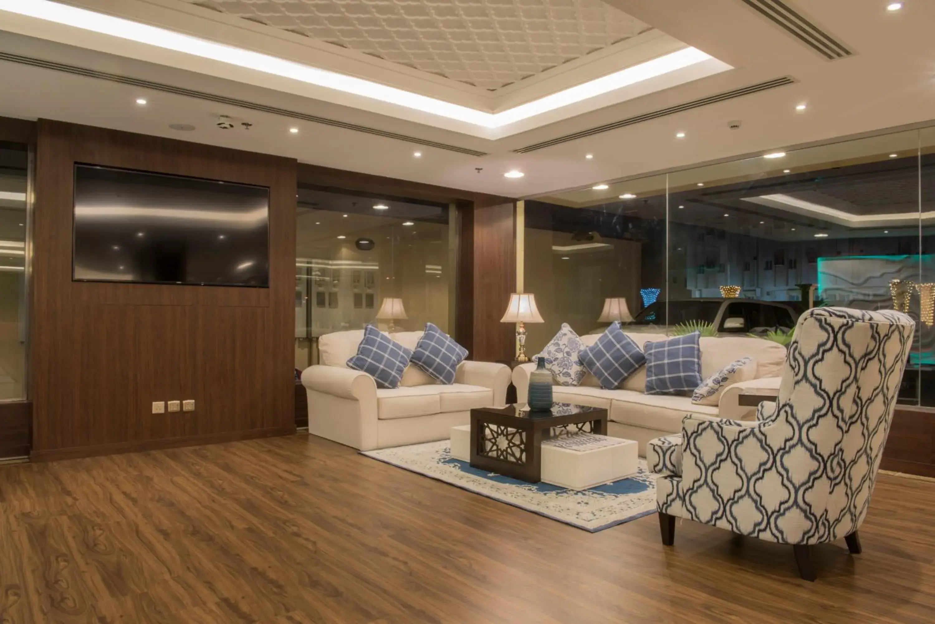 Lobby or reception in نورمينا الشرق للشقق المخدومة Lobby or reception in نورمينا الشرق للشقق المخدومة