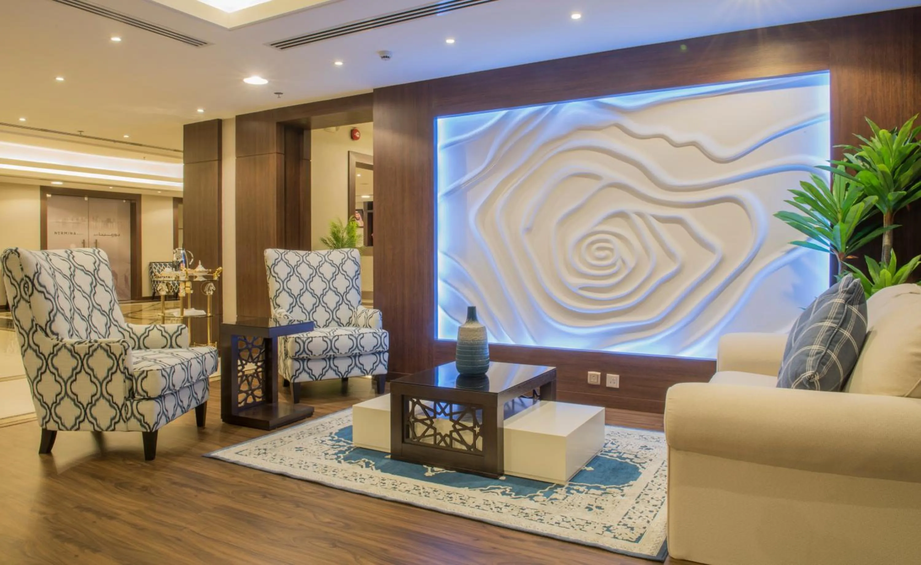 Facade/entrance in نورمينا الشرق للشقق المخدومة