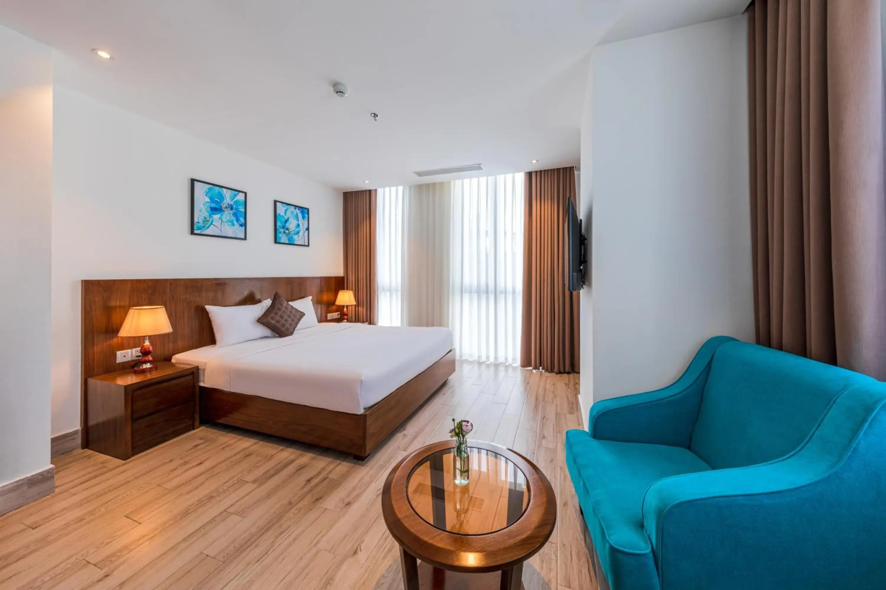 View (from property/room), Bed in Greenery Hotel View (from property/room), Bed in Greenery Hotel