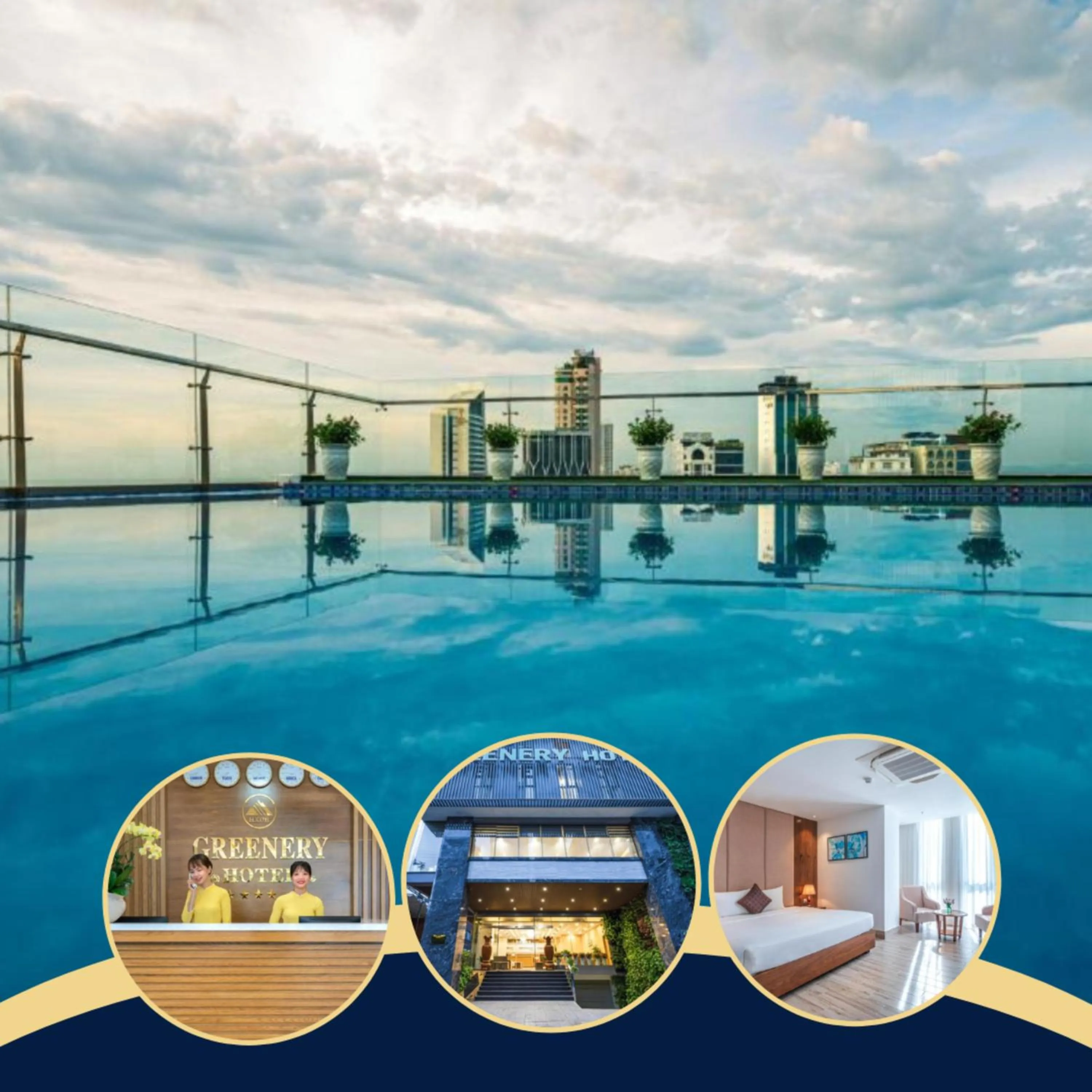 Swimming pool in Greenery Hotel