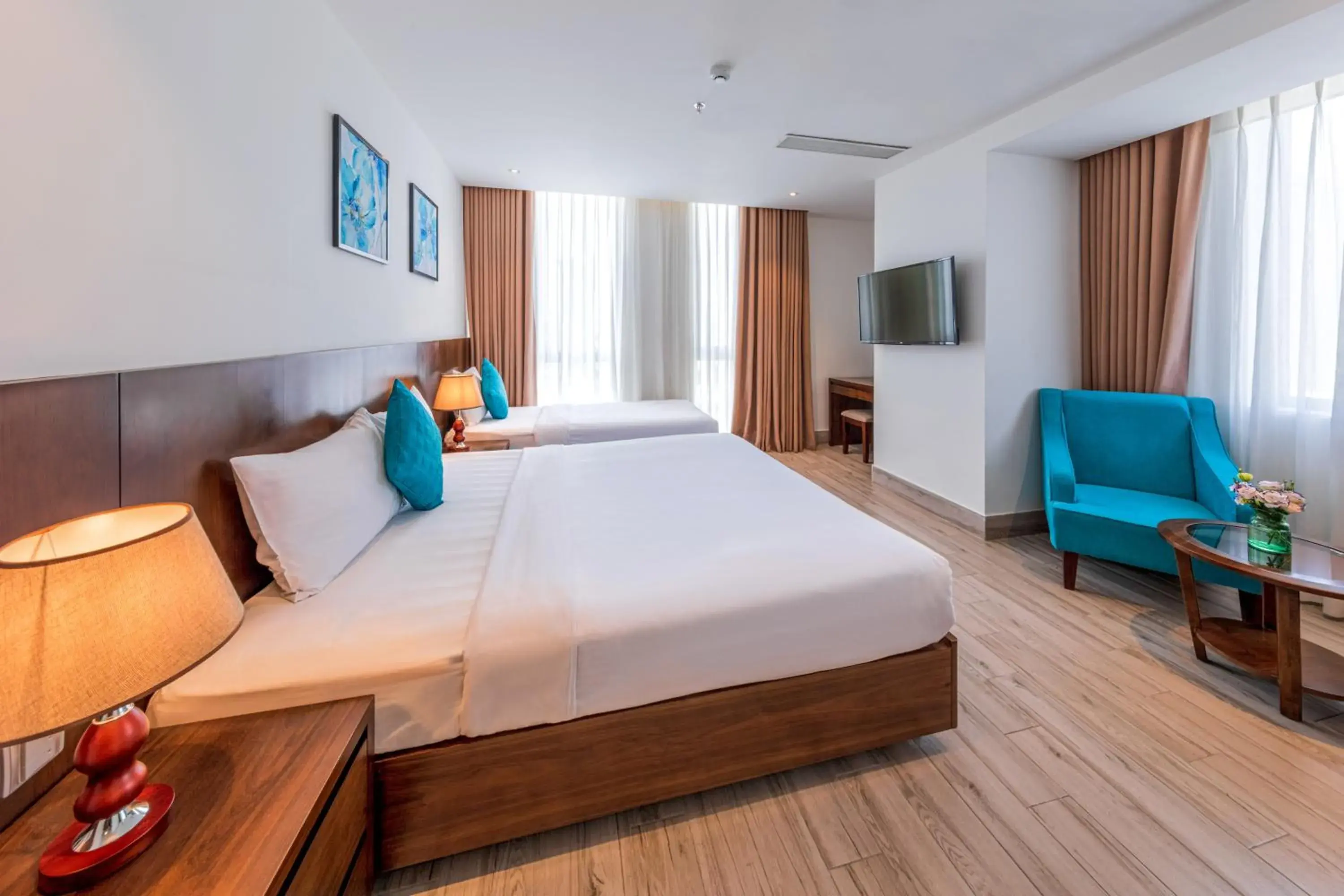 TV and multimedia, Bed in Greenery Hotel TV and multimedia, Bed in Greenery Hotel