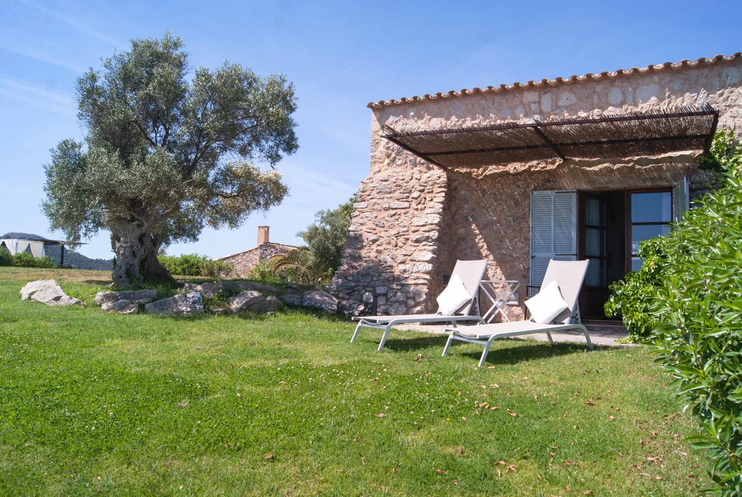 Balcony/Terrace in Agroturismo Ses Cases de Fetget