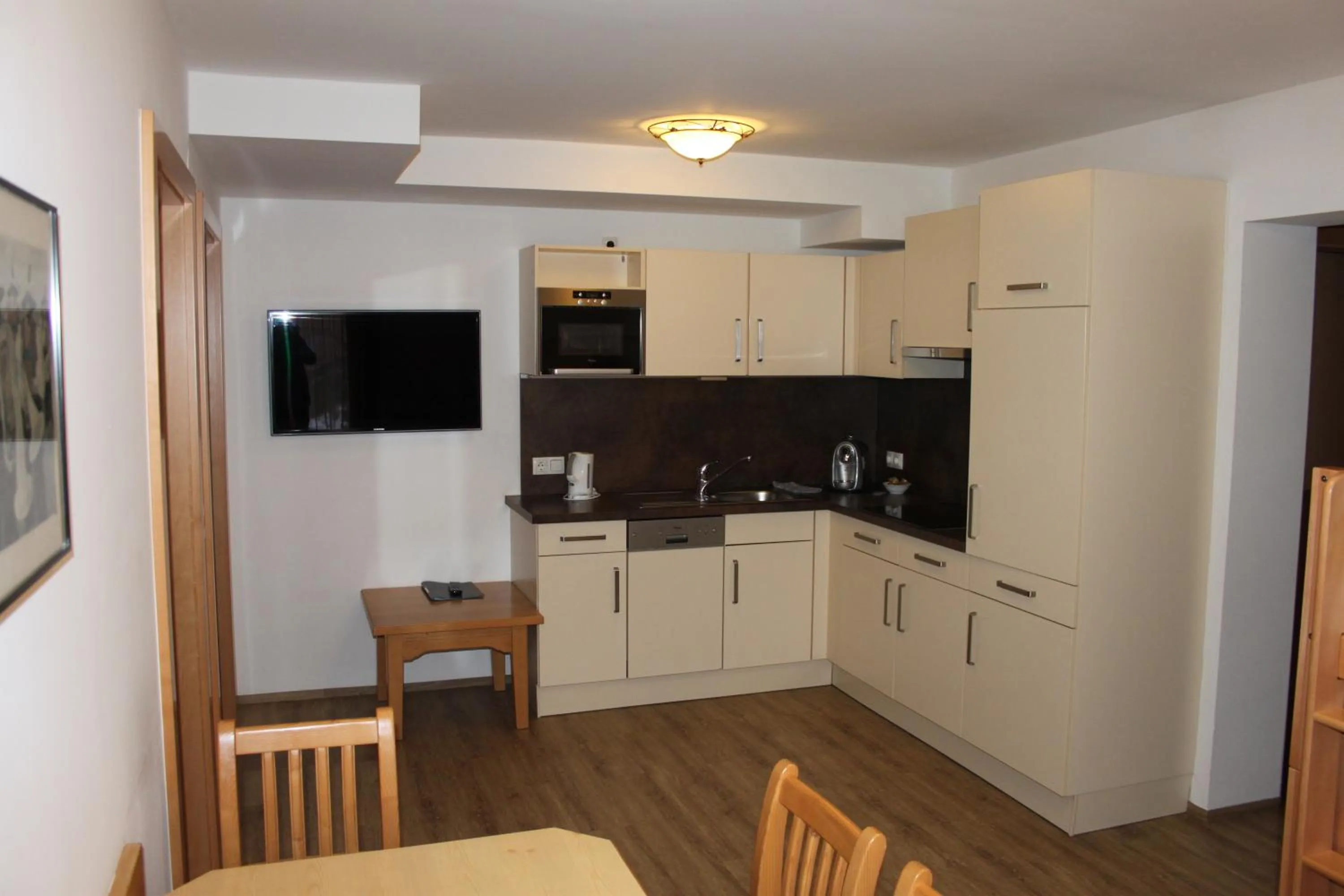 Kitchen or kitchenette in Hotel Garni Dorfblick