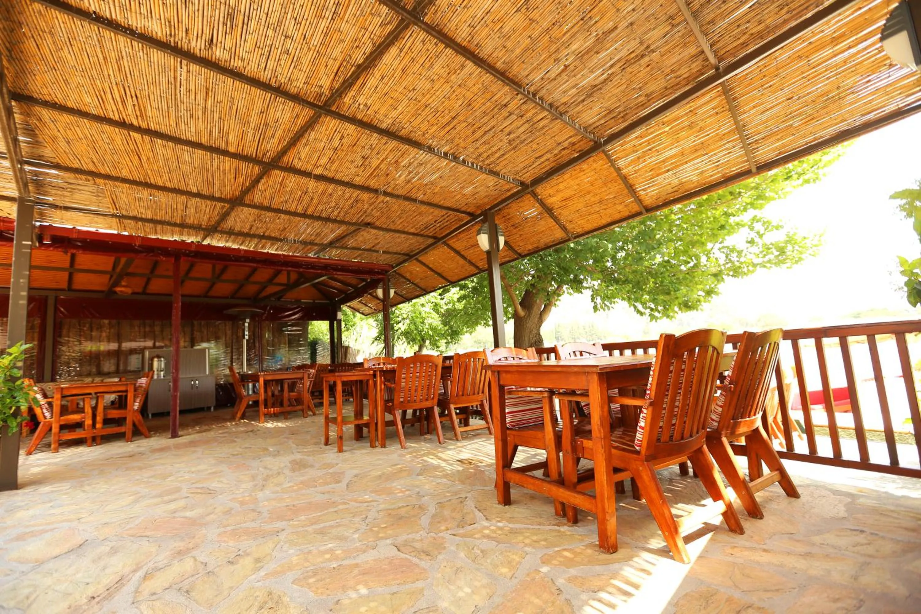 Patio in Dalyan Pension
