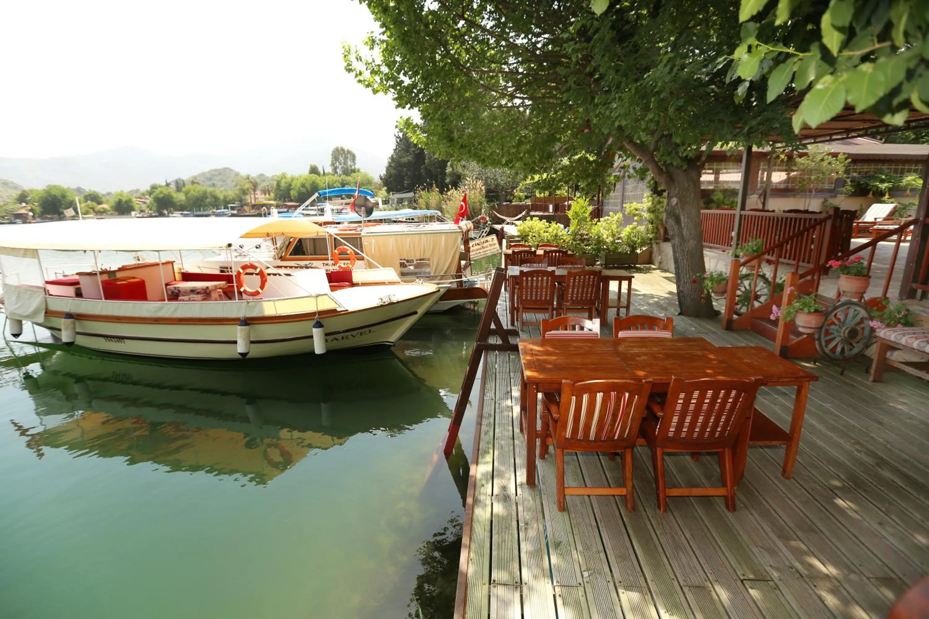 Lake view in Dalyan Pension