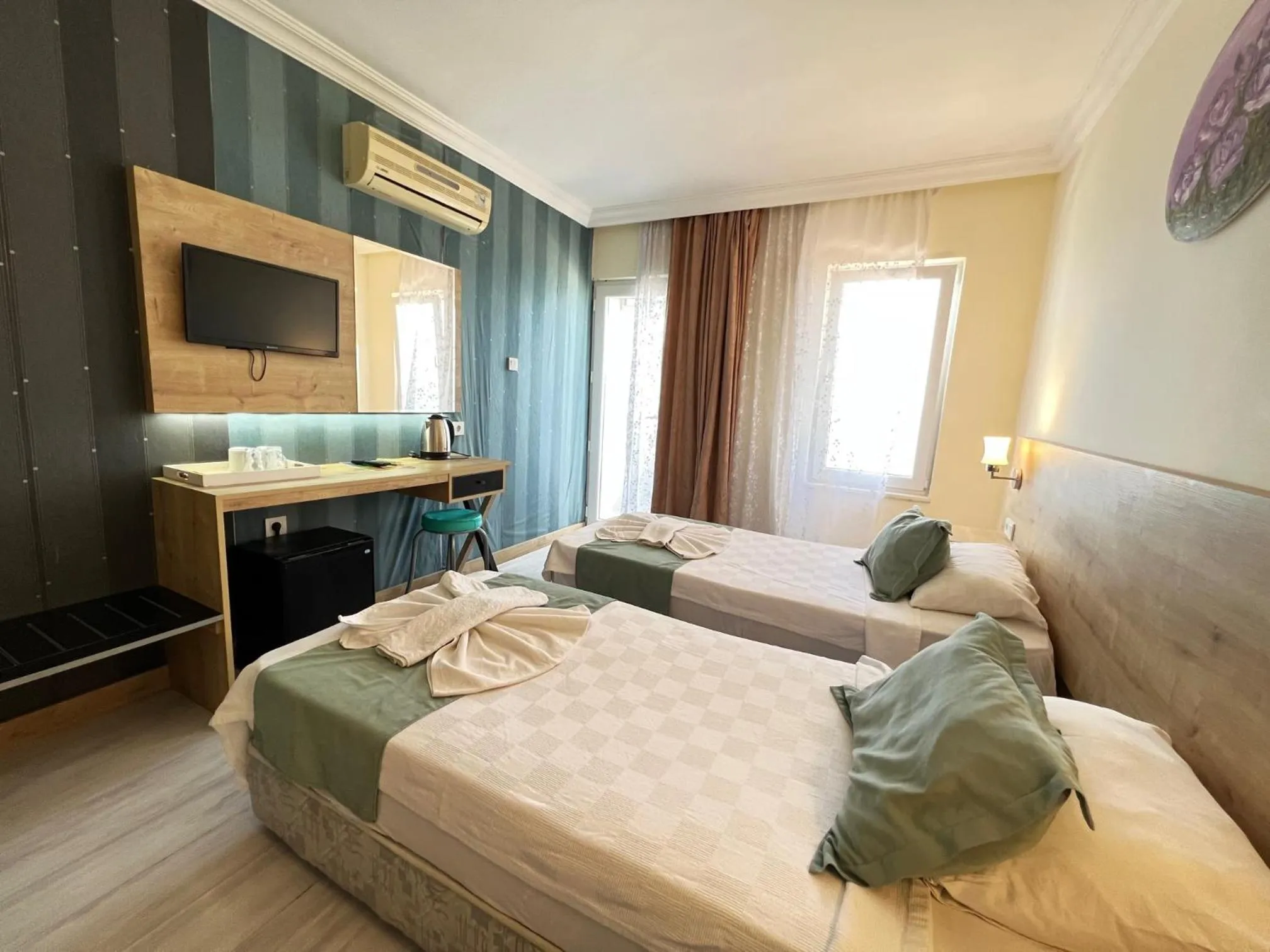 Bed in Ibrahim Bey Hotel