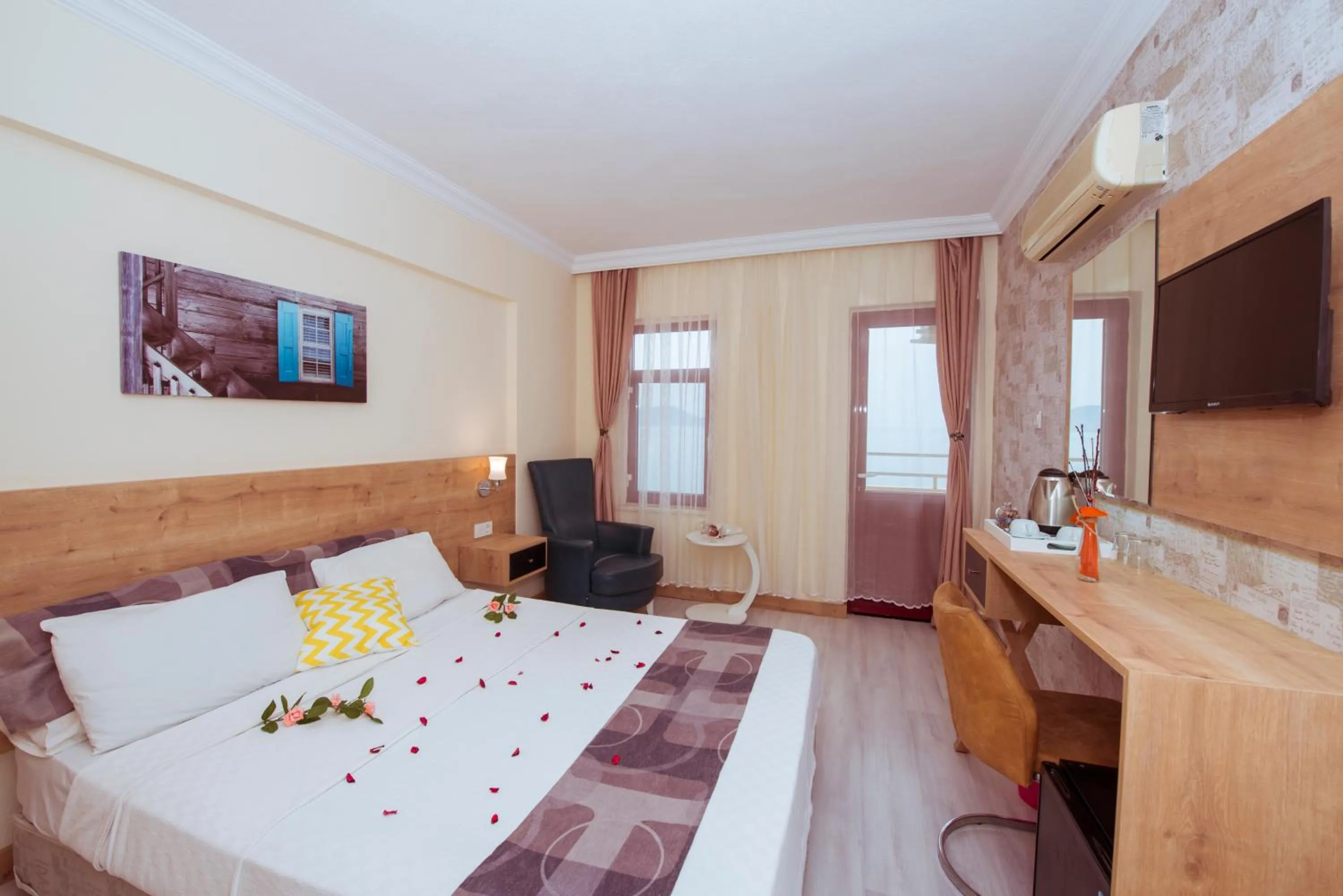 Bed in Ibrahim Bey Hotel