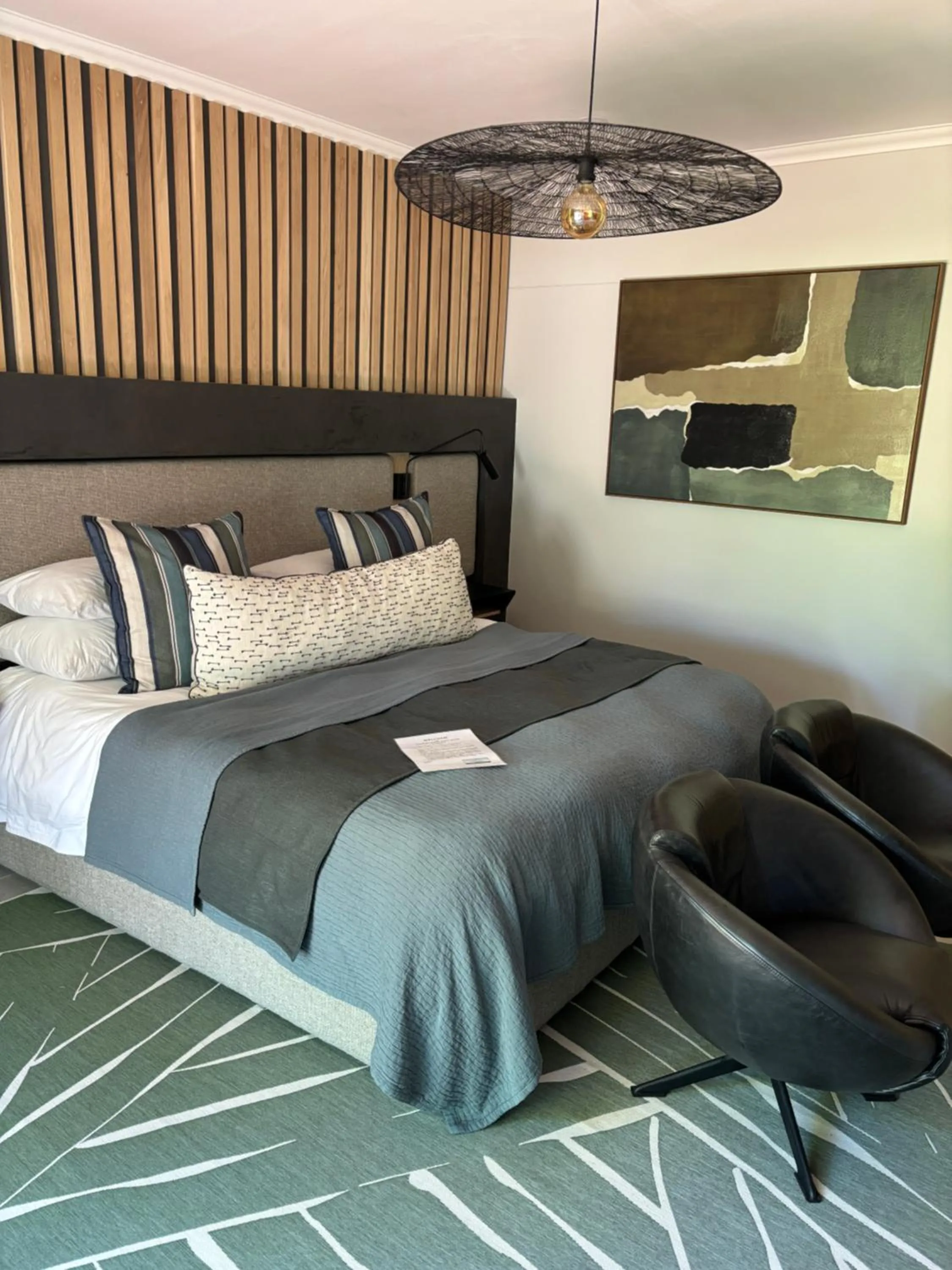 Bed in Dolphin Dunes Guesthouse