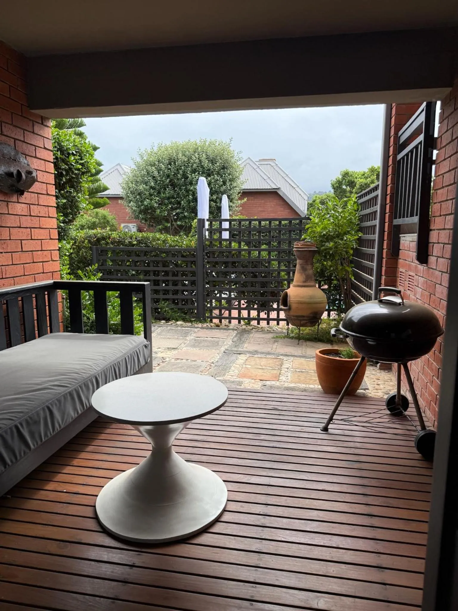 Patio in Dolphin Dunes Guesthouse