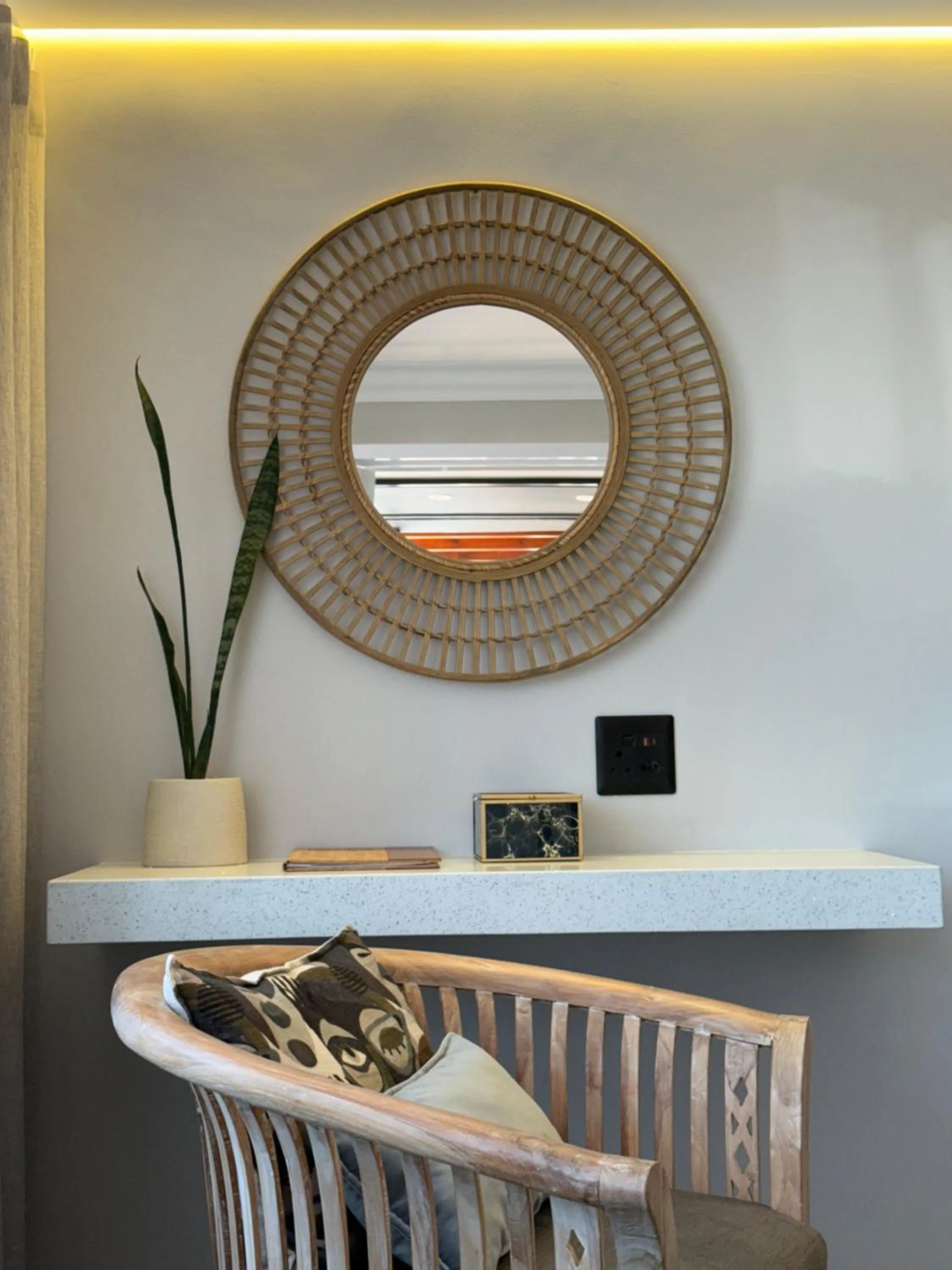 Bedroom in Dolphin Dunes Guesthouse