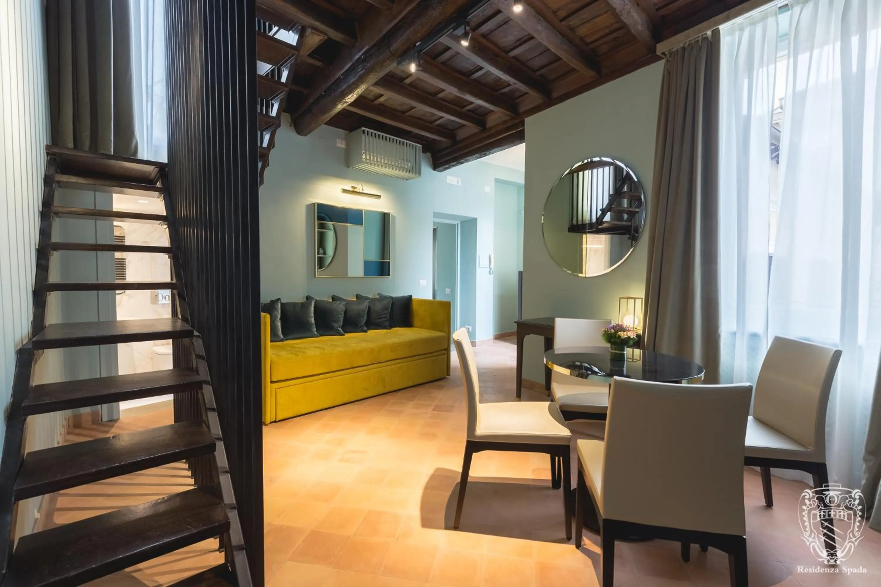 Living room in Residenza Spada