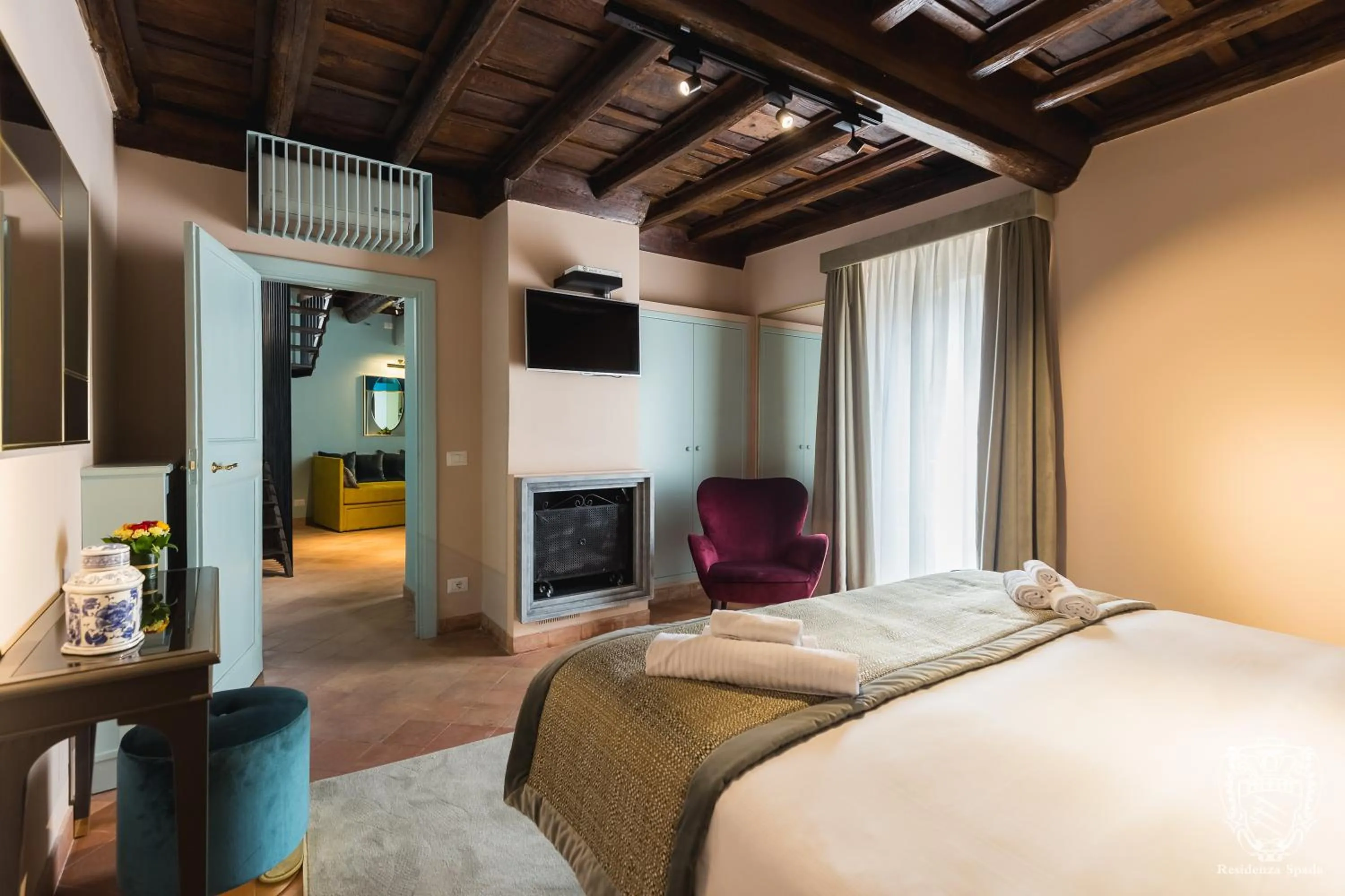 Photo of the whole room, Bed in Residenza Spada
