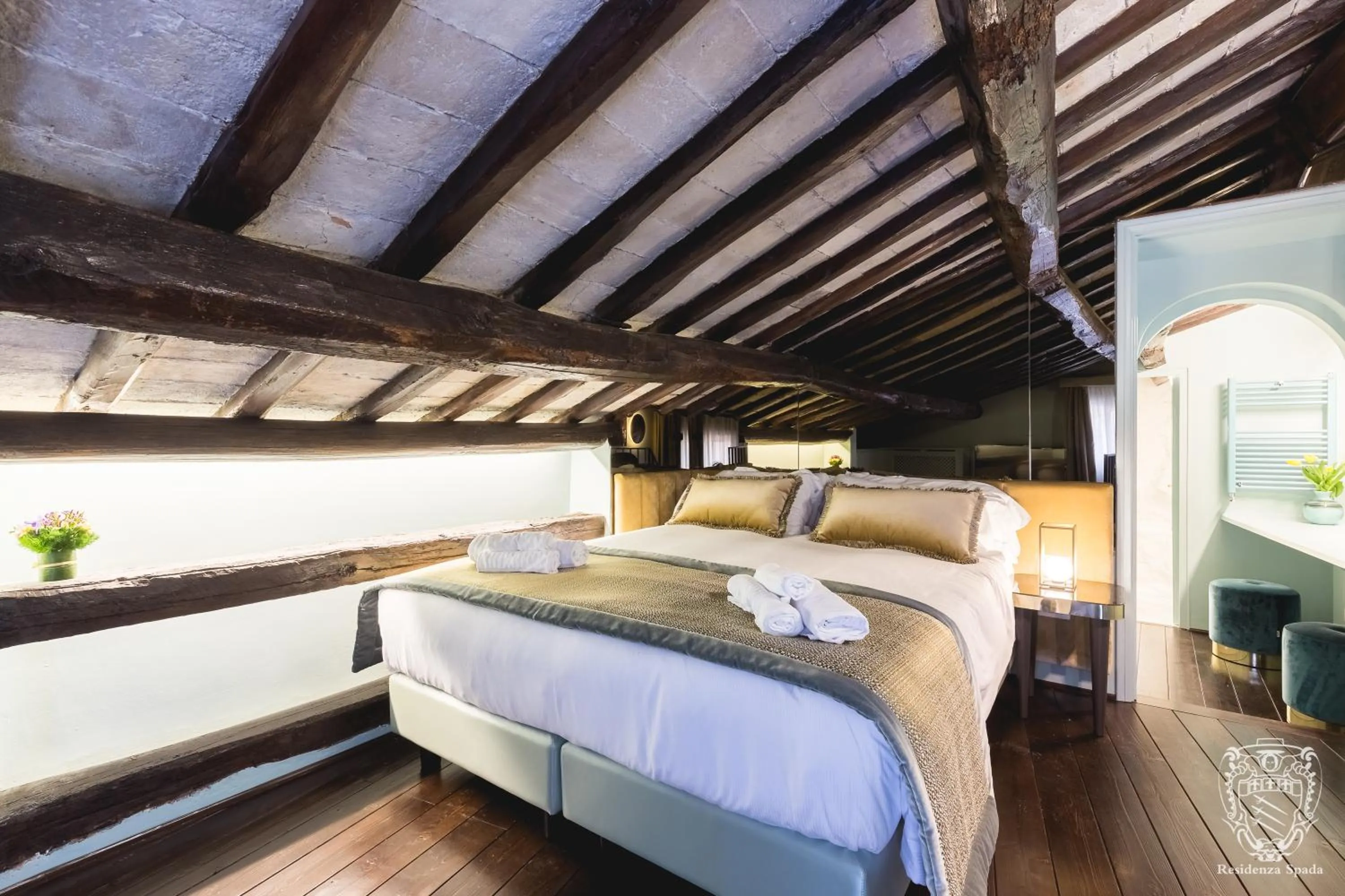 Photo of the whole room, Bed in Residenza Spada