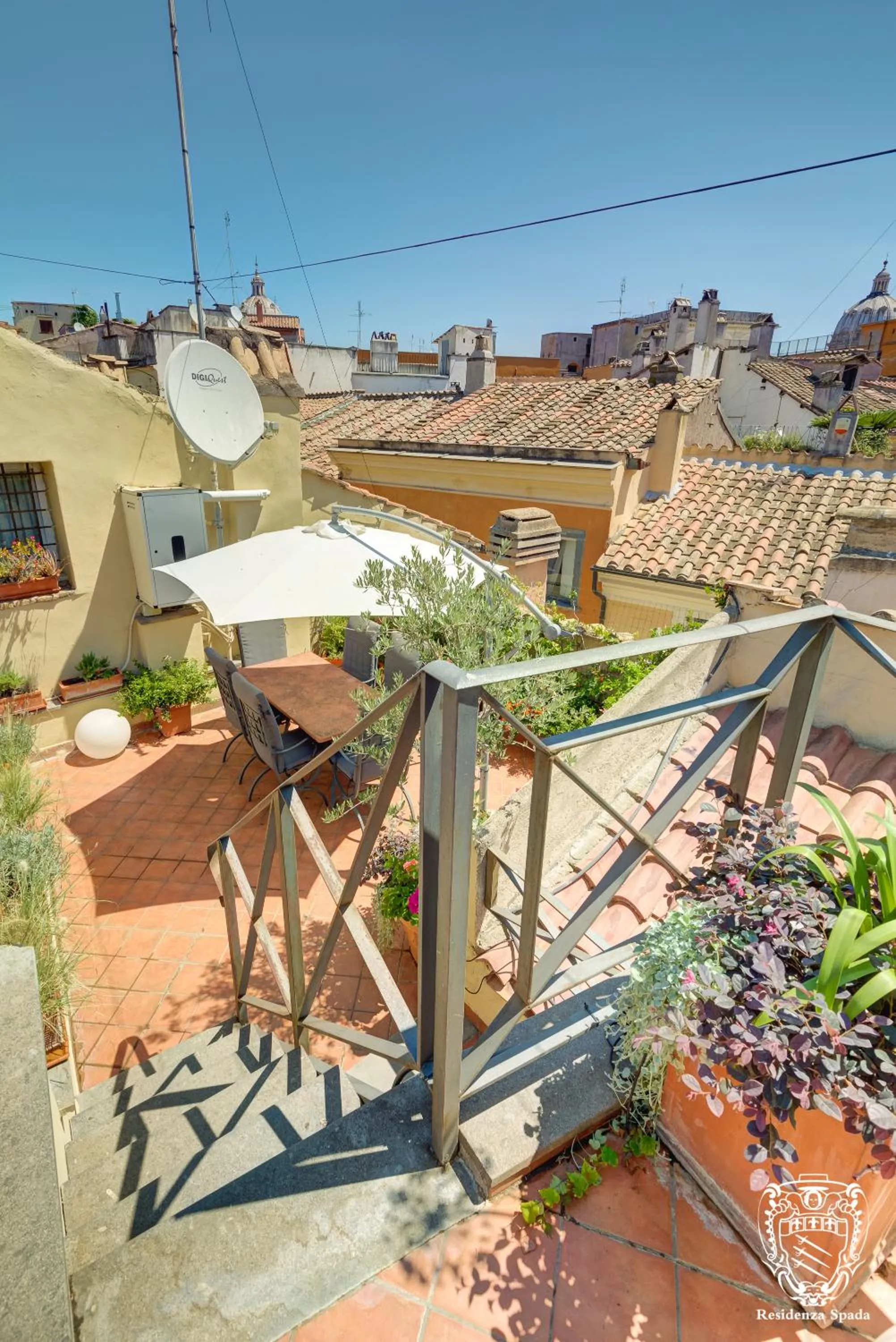 Balcony/Terrace in Residenza Spada