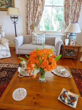 Living room in Yellowwood Lodge