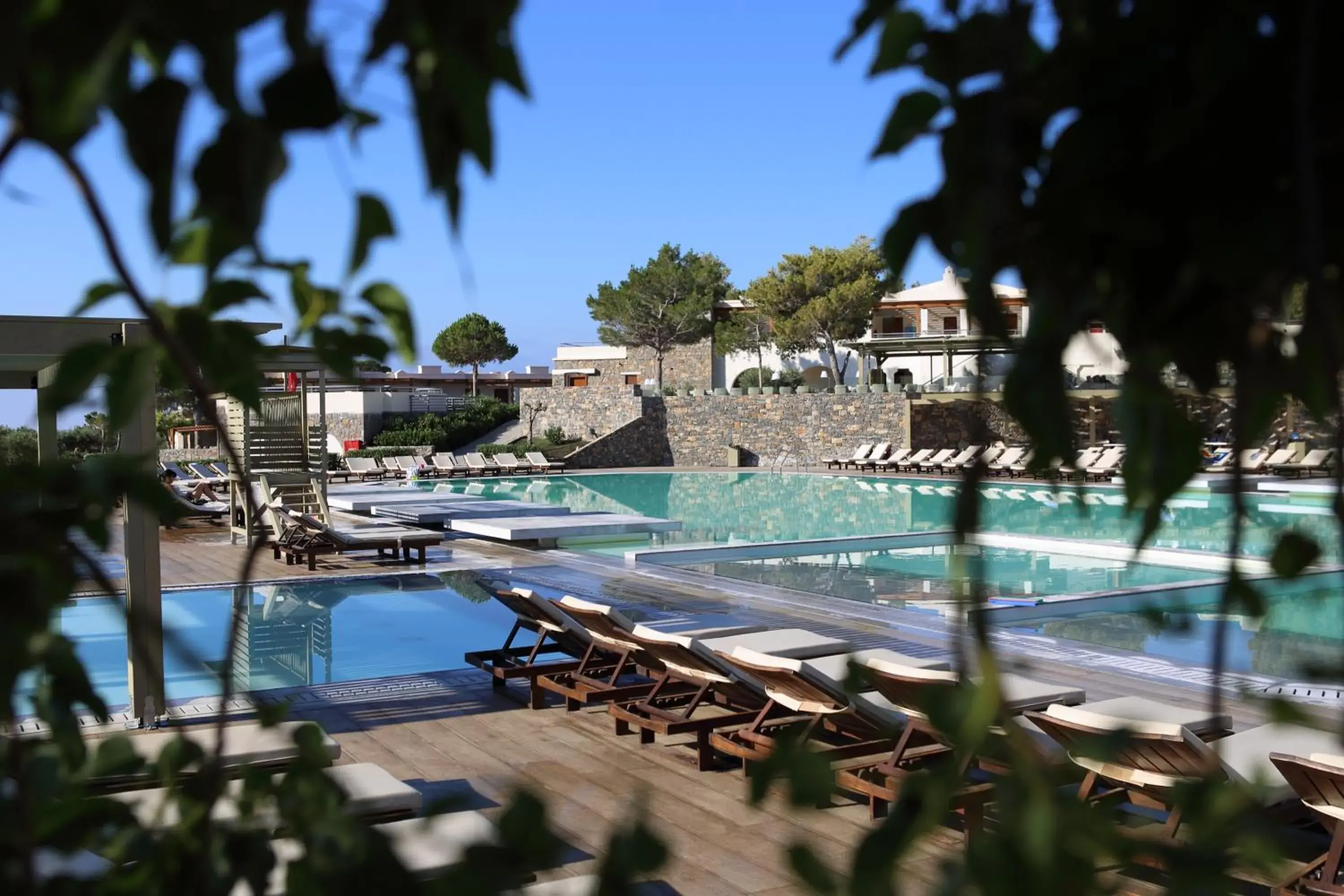 Pool view in Almyra Resort Pool view in Almyra Resort