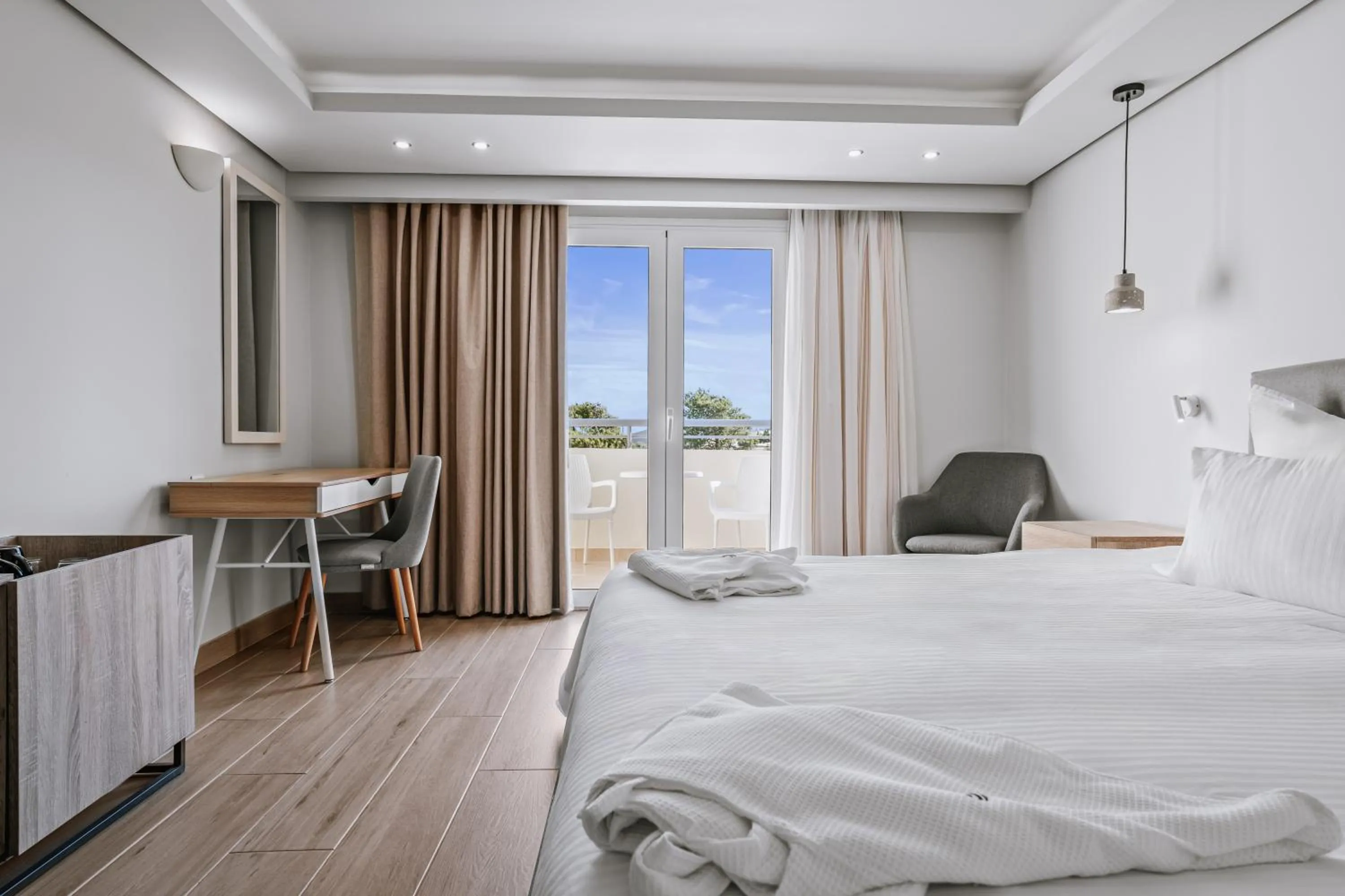 View (from property/room), Bed in Almyra Resort