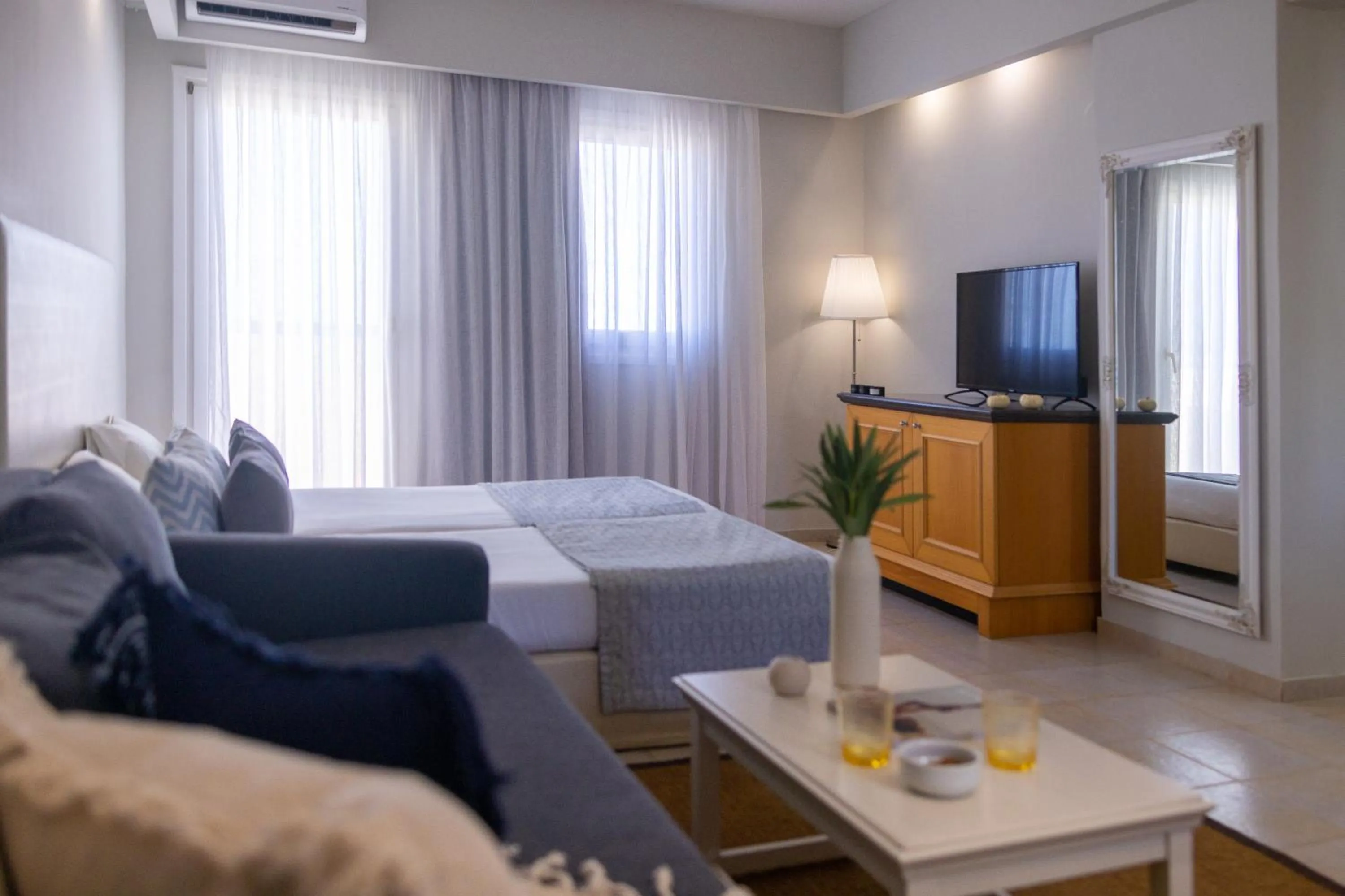 Bed in Almyra Resort