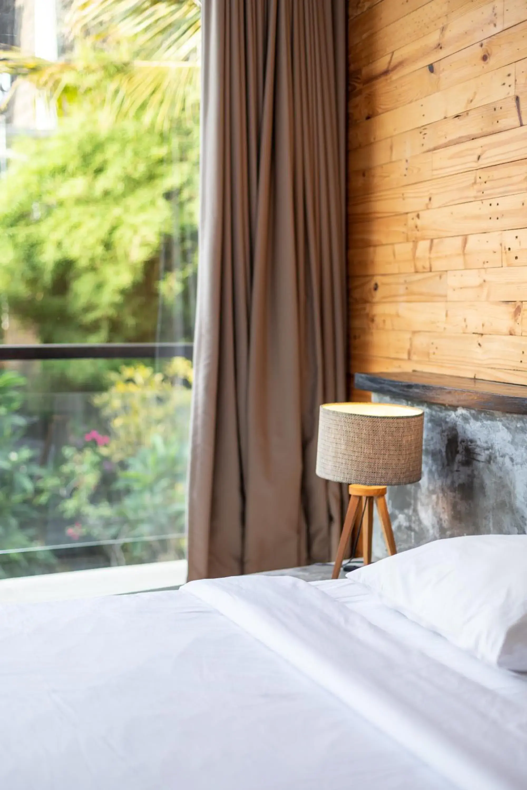 Bed in Balian Surf Villas Bed in Balian Surf Villas