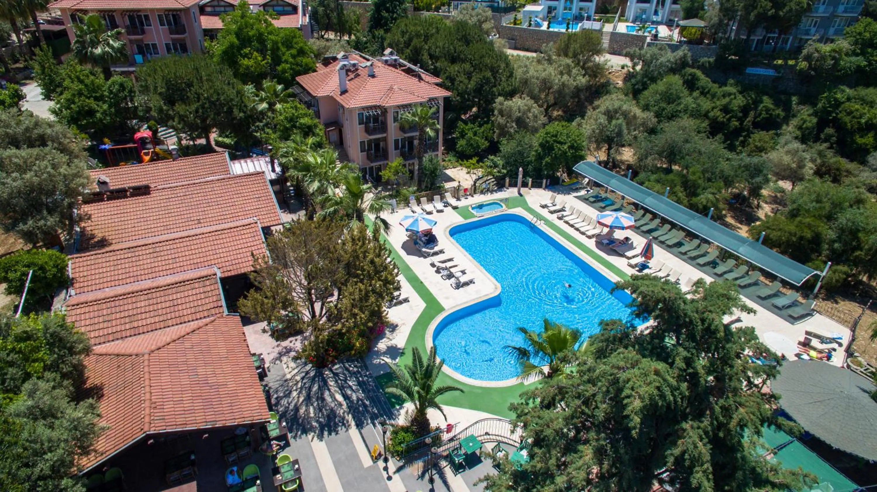 Bird's eye view in Club Pink Palace Hotel