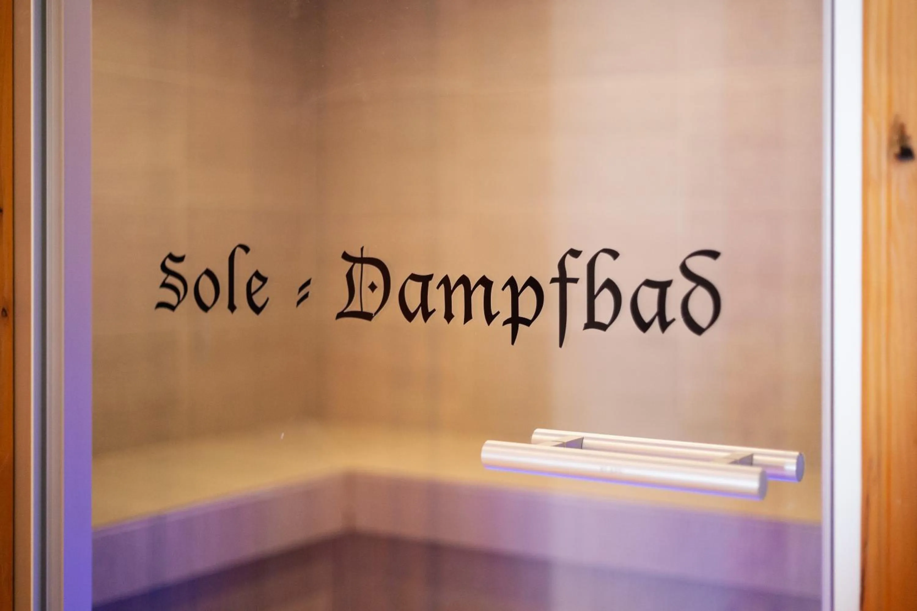 Steam room in Hotel Wildauerhof