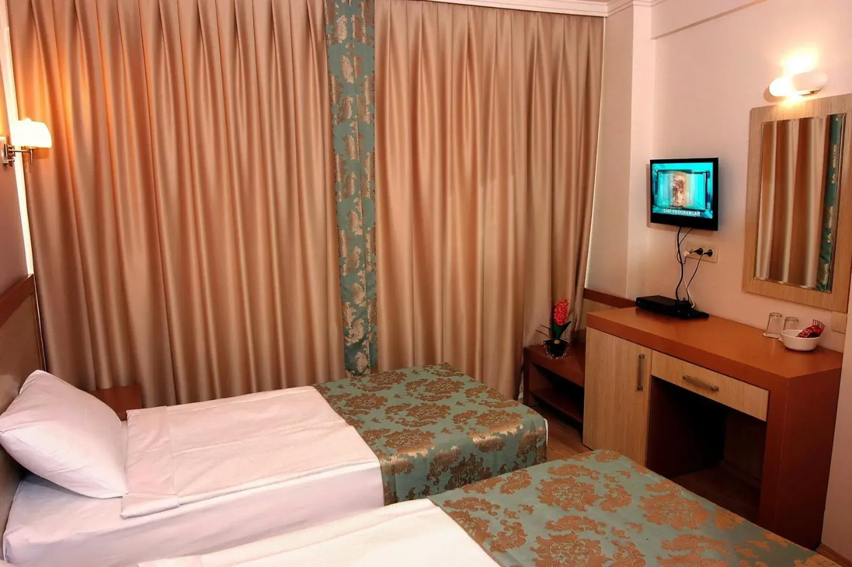 Decorative detail, Bed in Hotel Helen Park Decorative detail, Bed in Hotel Helen Park