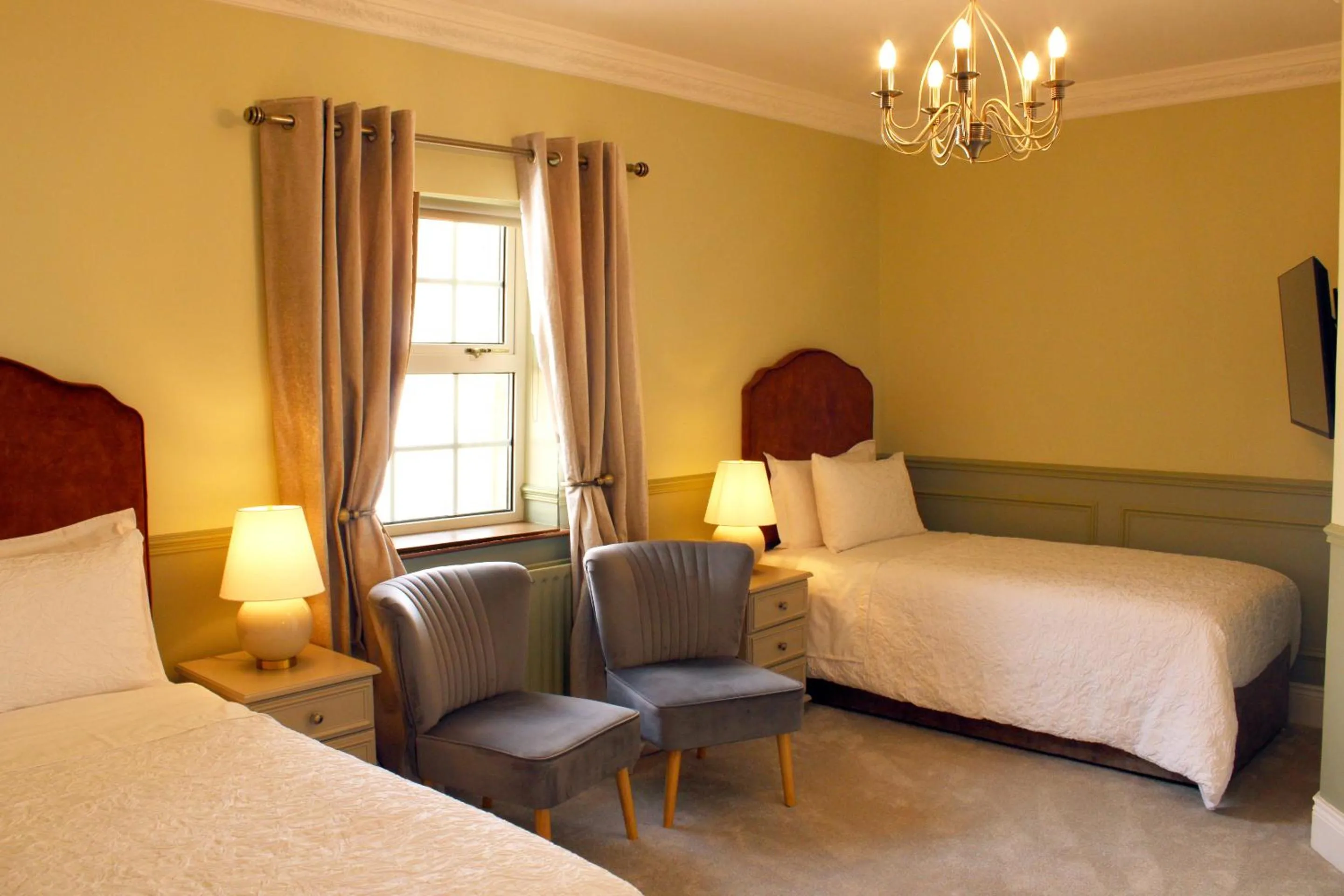 Bedroom, Bed in Carnalbanagh House