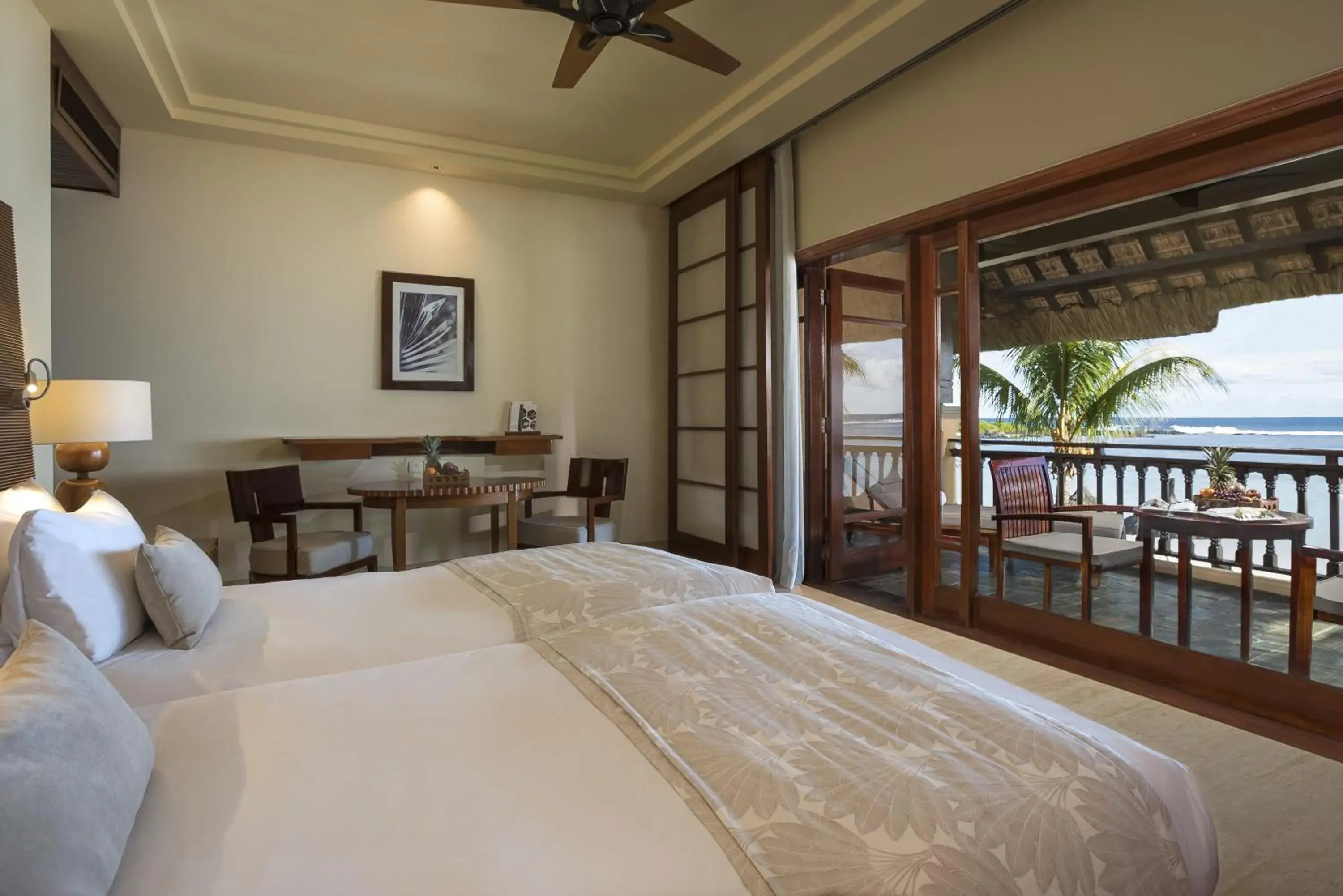 Bed in Shanti Maurice Resort & Spa Bed in Shanti Maurice Resort & Spa