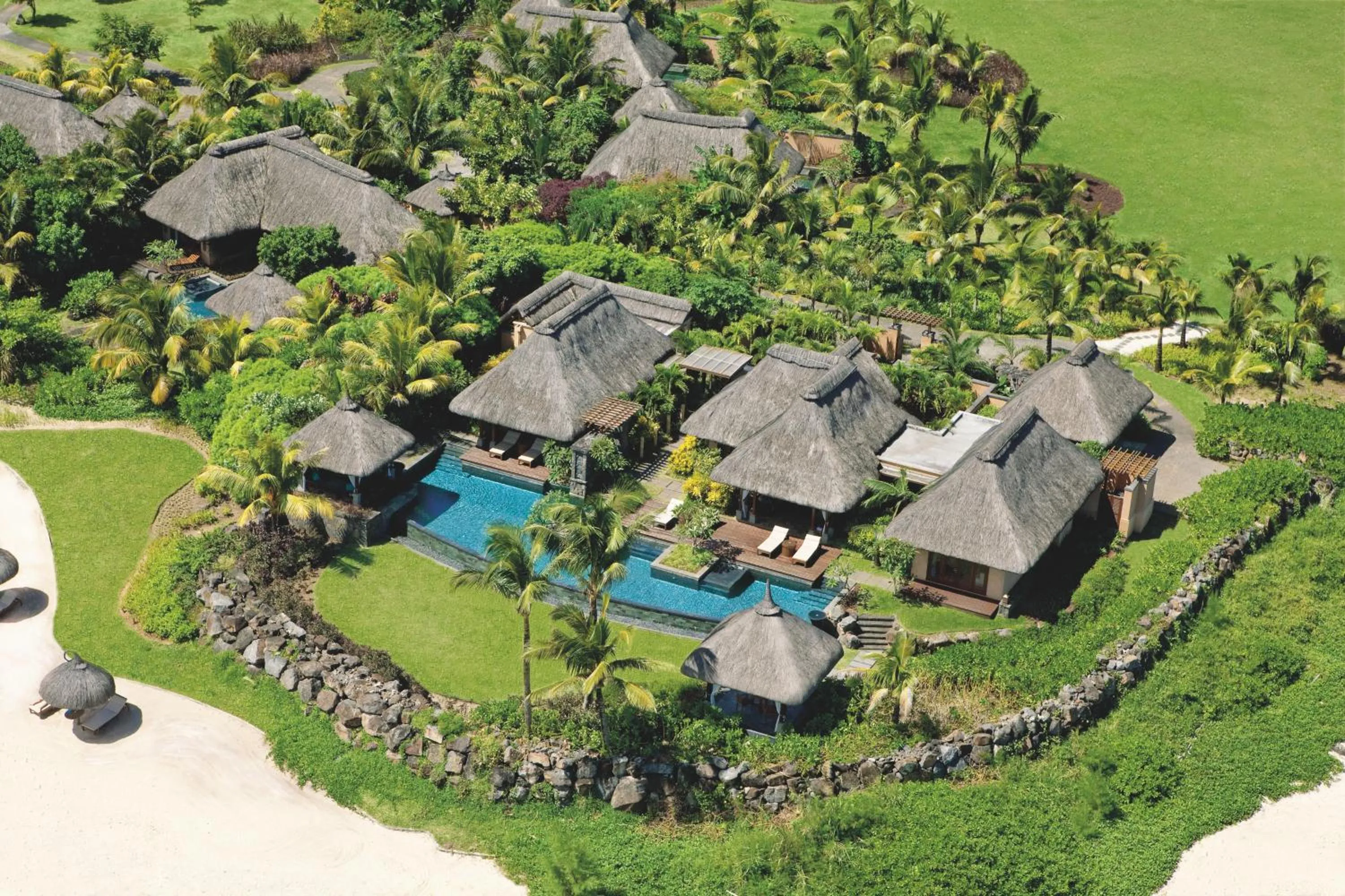 Bird's eye view in Shanti Maurice Resort & Spa