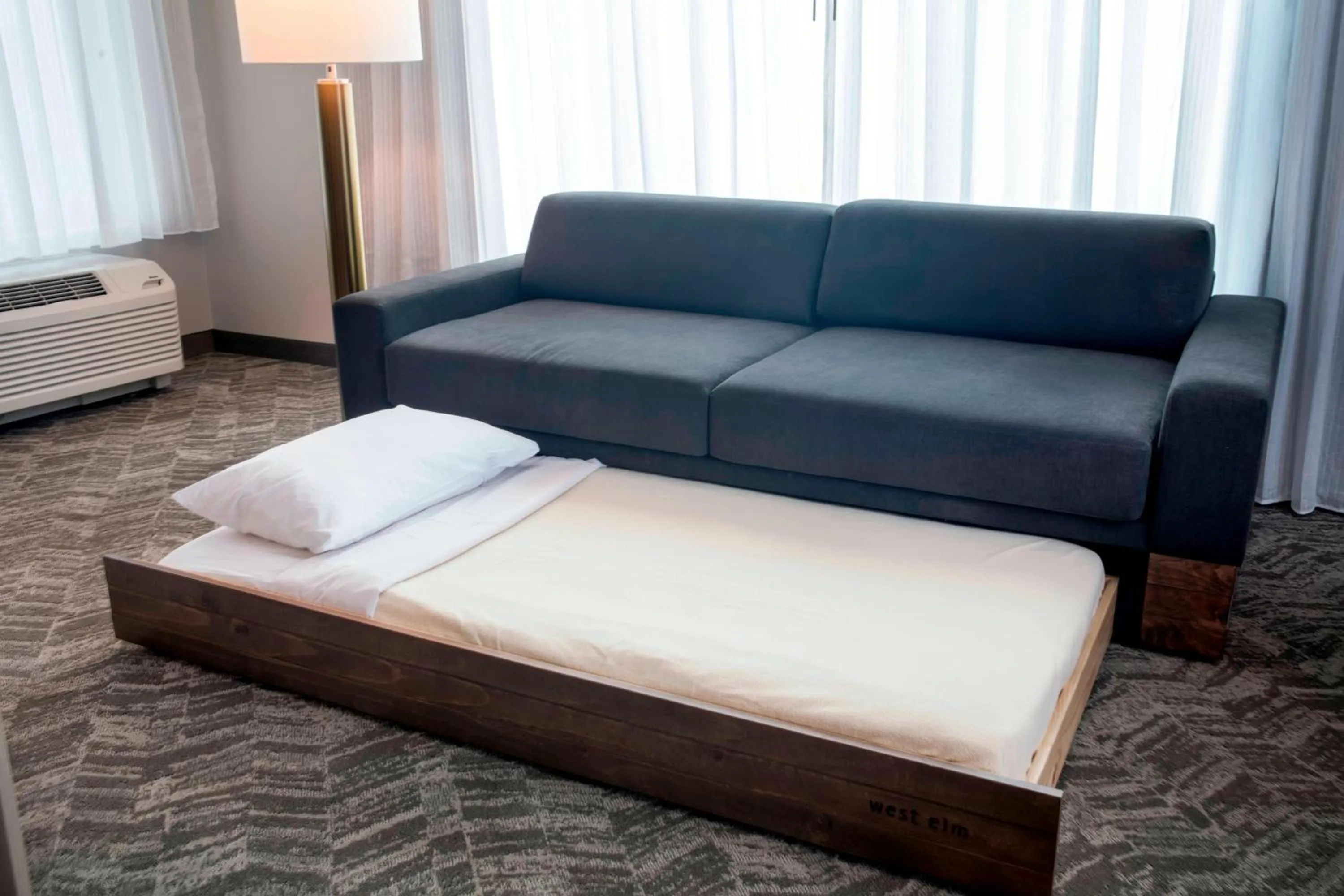 Bedroom, Bed in SpringHill Suites by Marriott Orlando Theme Parks Lake Buena Vista