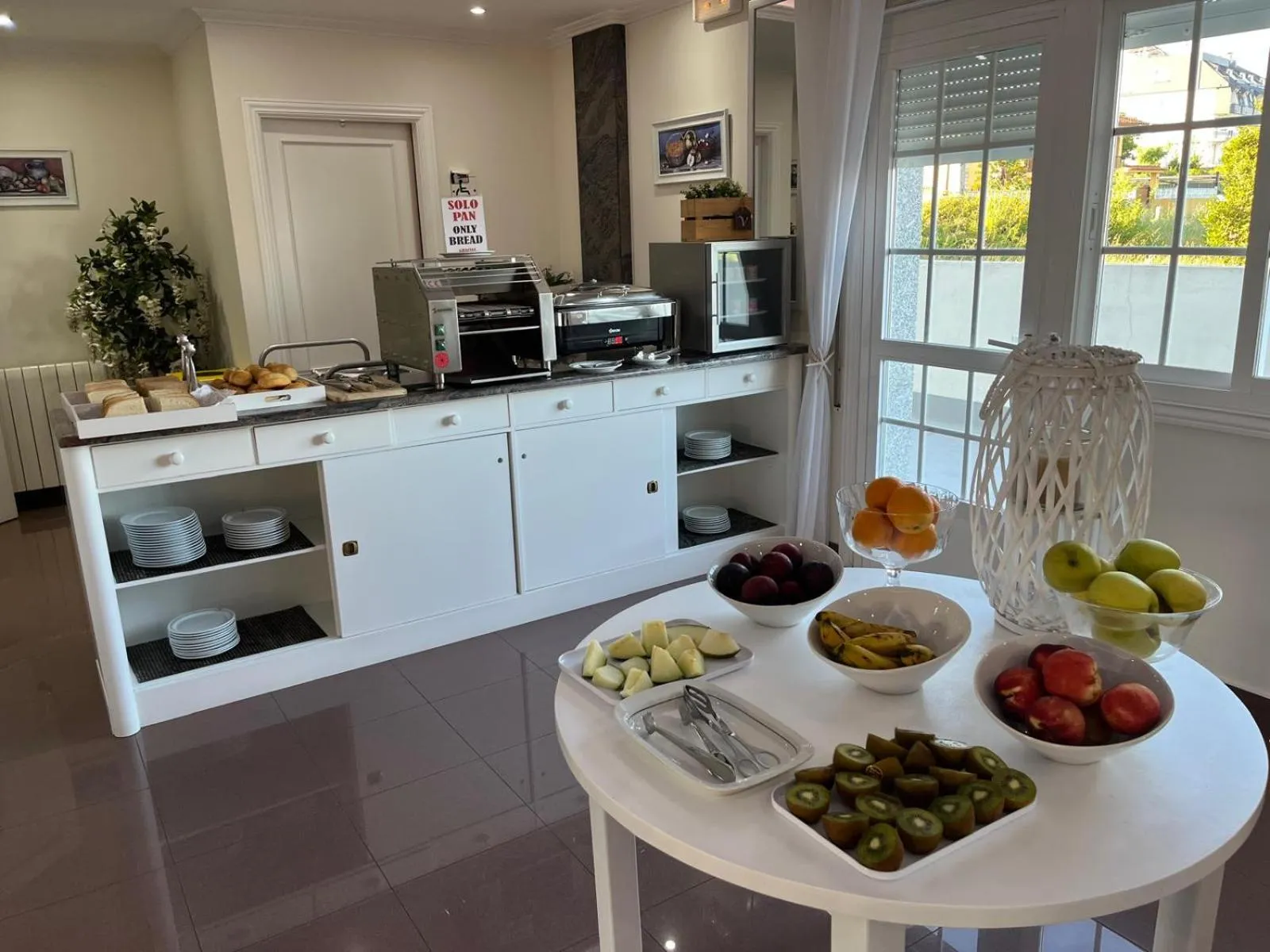 Buffet breakfast in Hotel Nuevo Lanzada