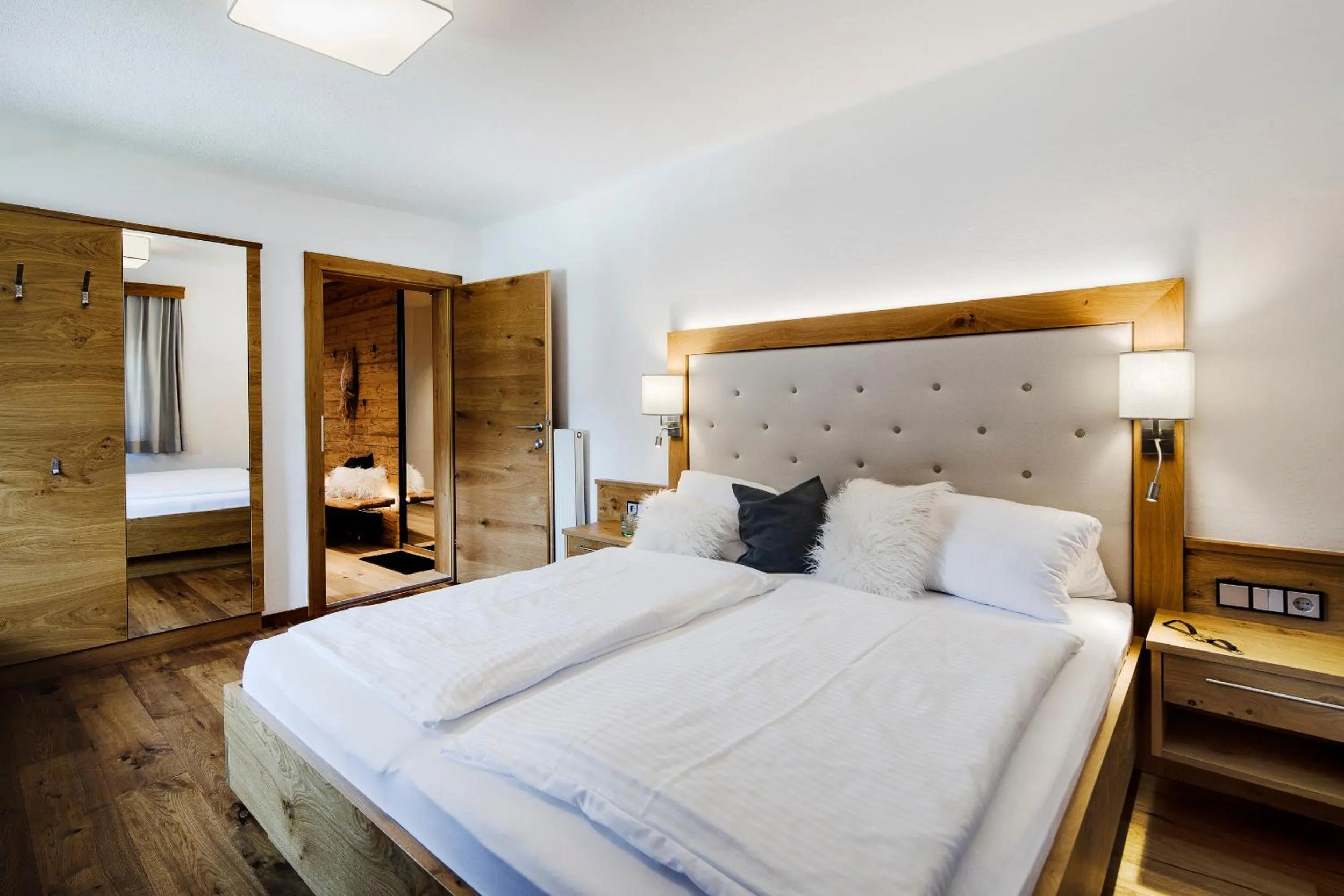 Bed in Thomanhof Chalet-Appartement