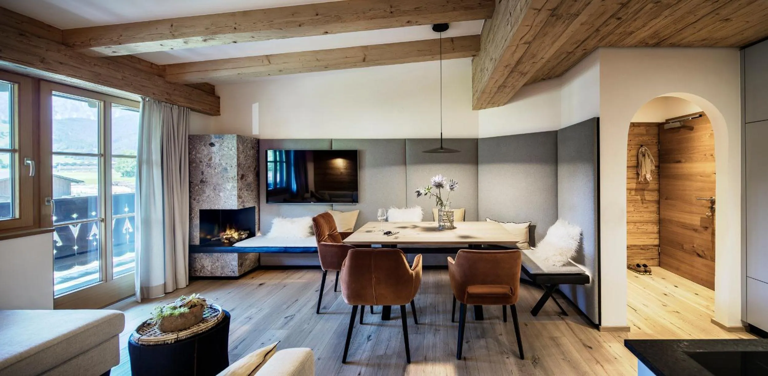 Living room in Thomanhof Chalet-Appartement