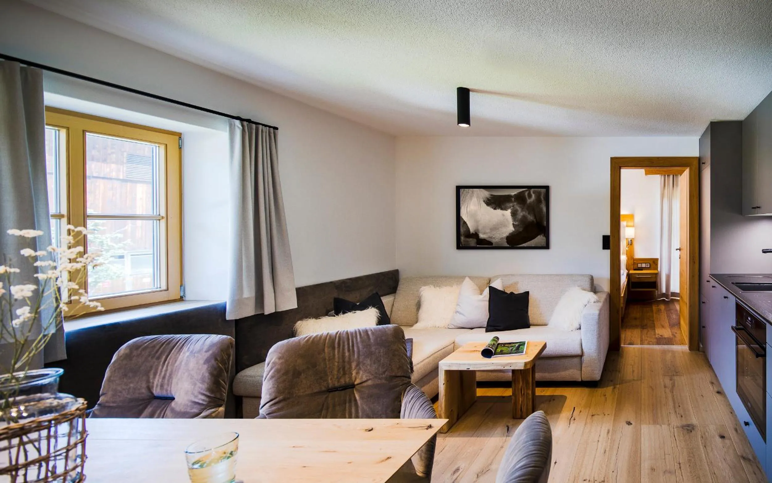 Living room in Thomanhof Chalet-Appartement