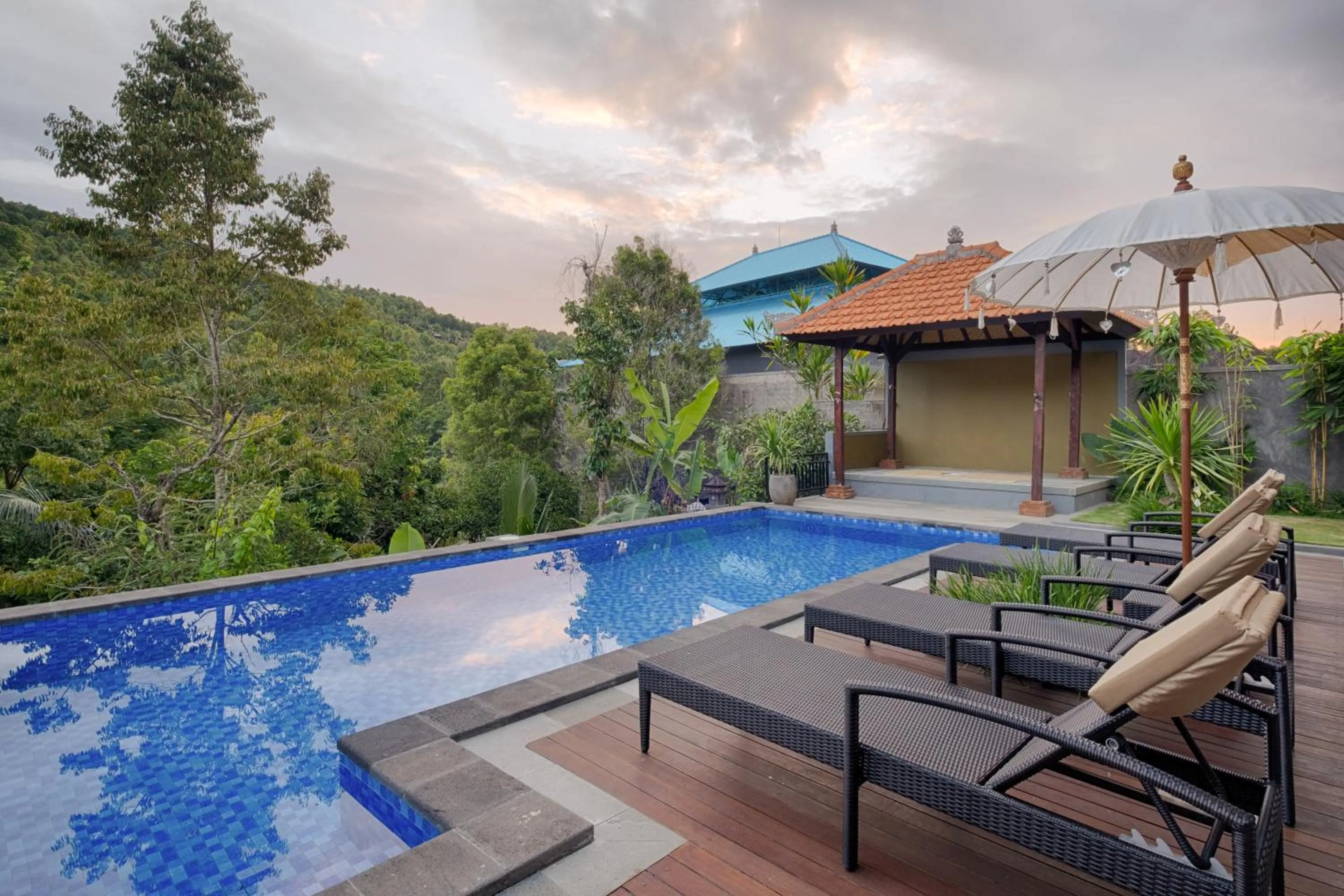 Pool view in Nadira Bali Villa