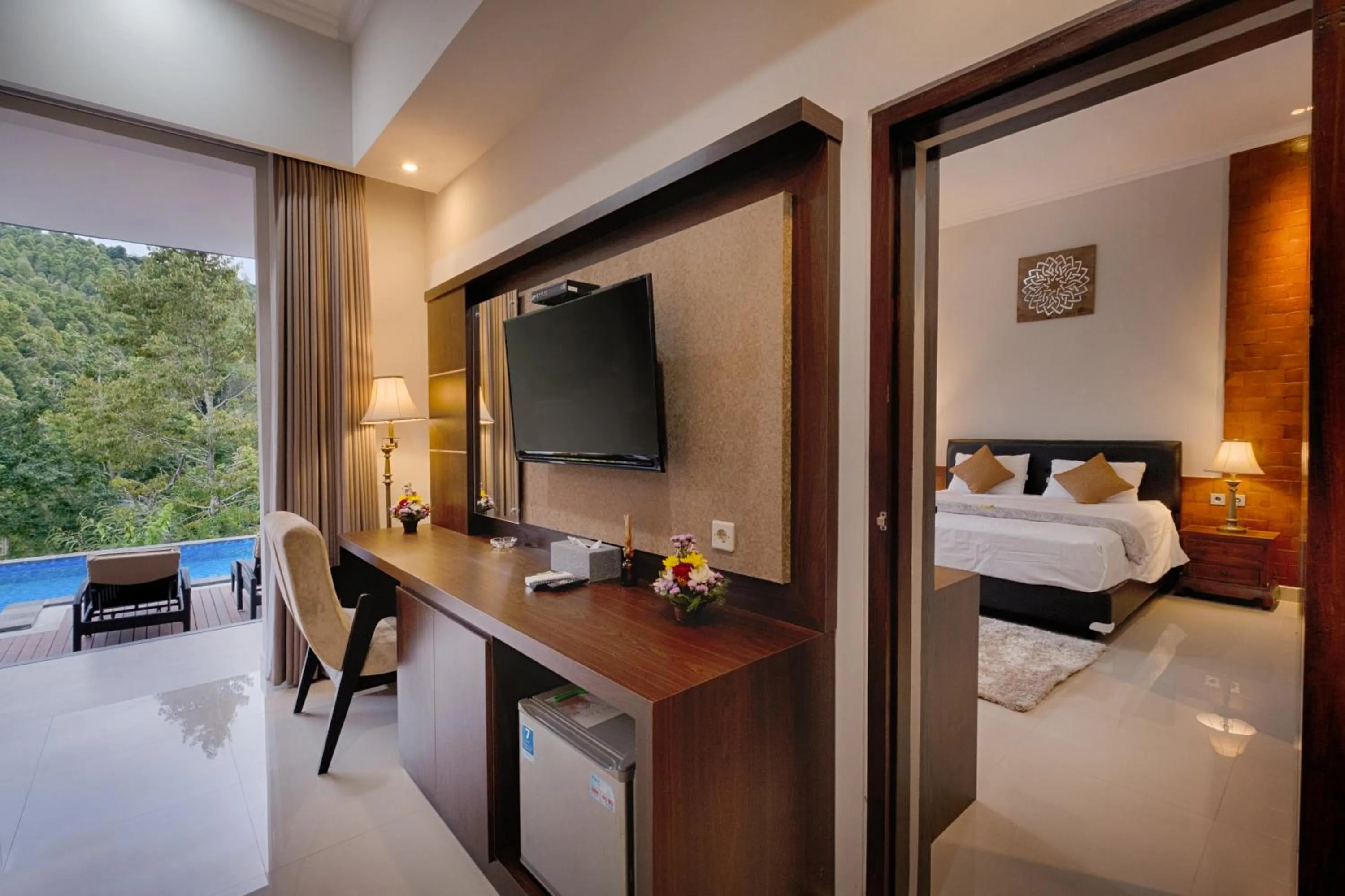 Bed in Nadira Bali Villa