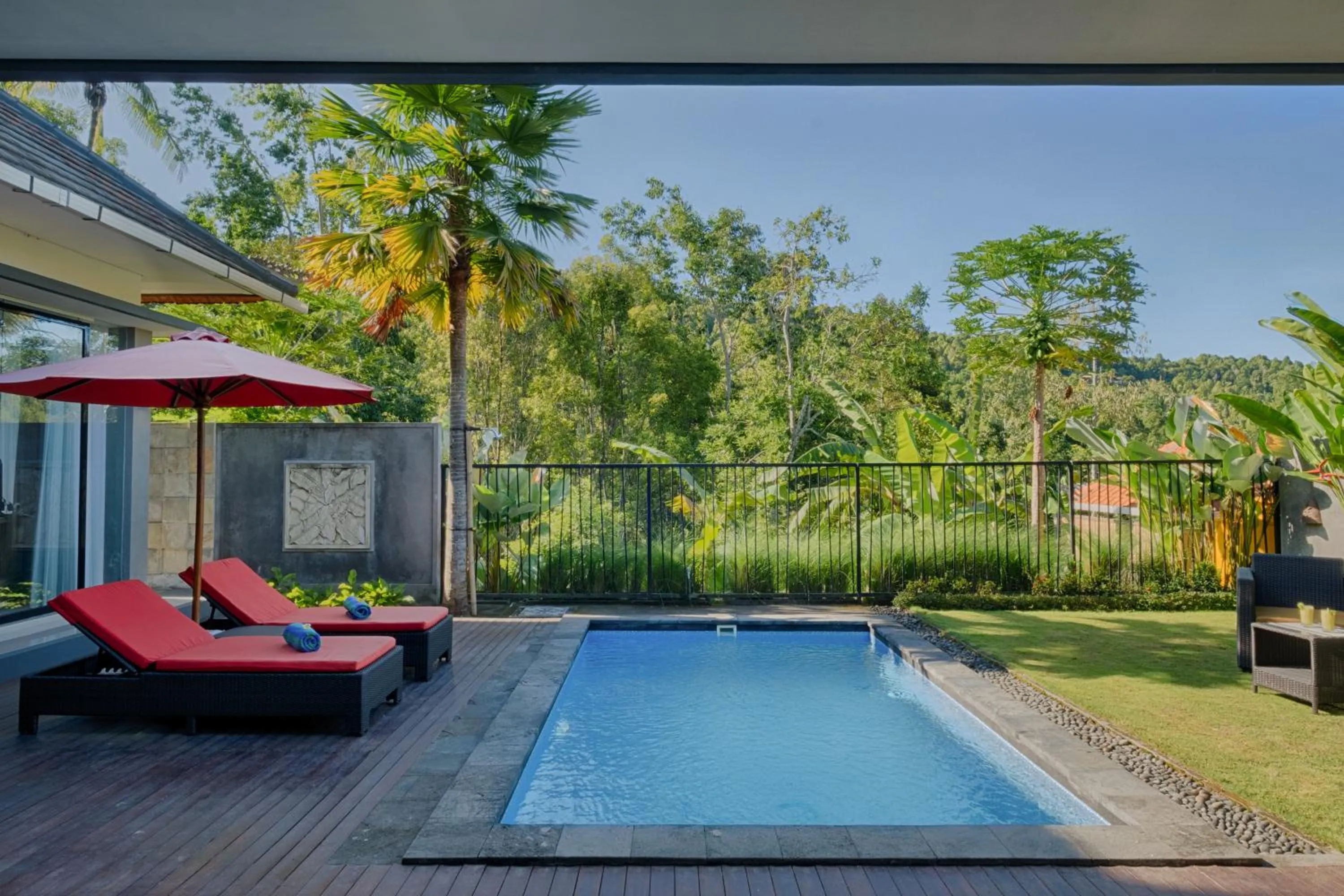 Garden view in Nadira Bali Villa