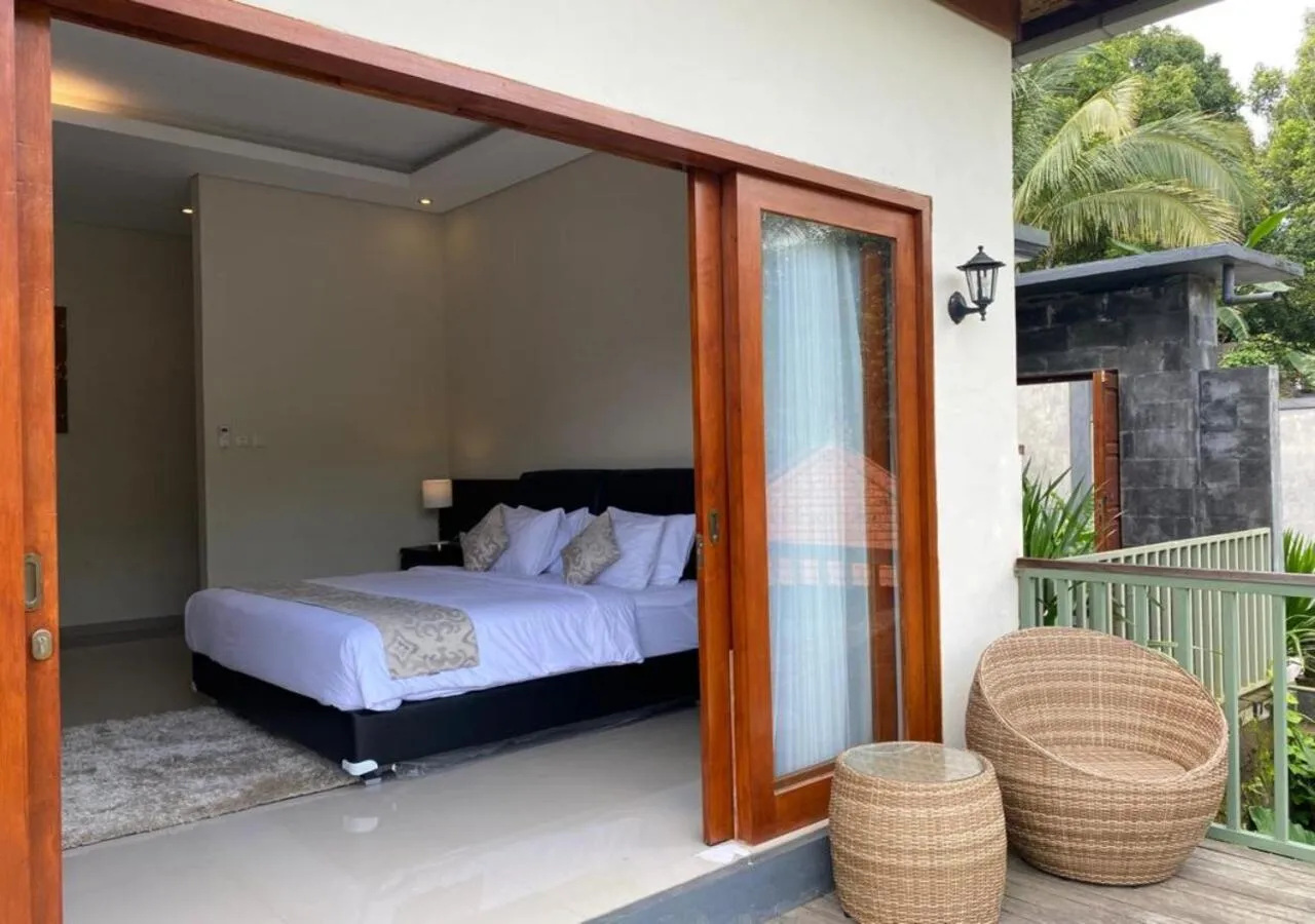 Balcony/Terrace, Bed in Nadira Bali Villa
