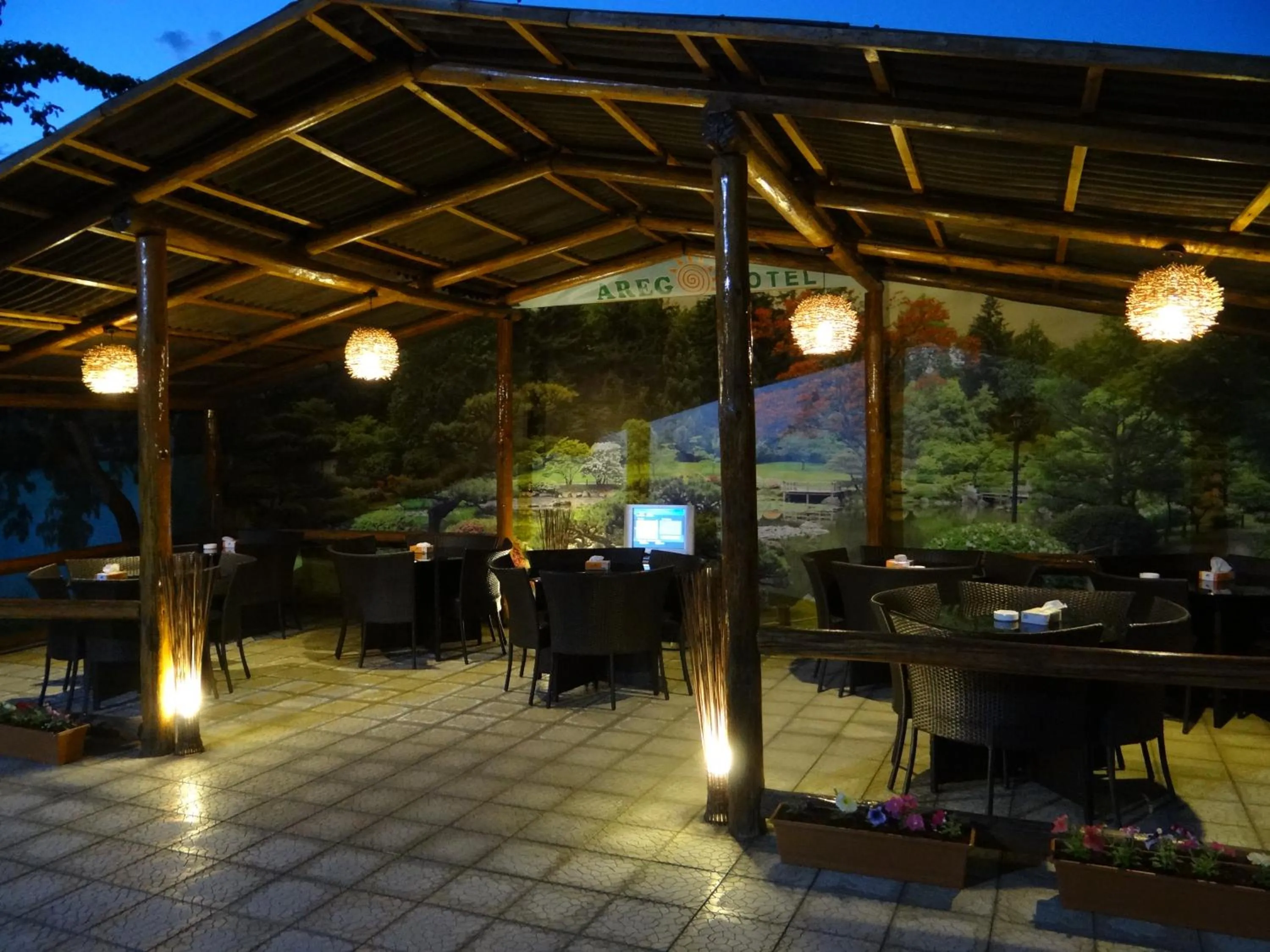 Restaurant/places to eat in Areg Hotel