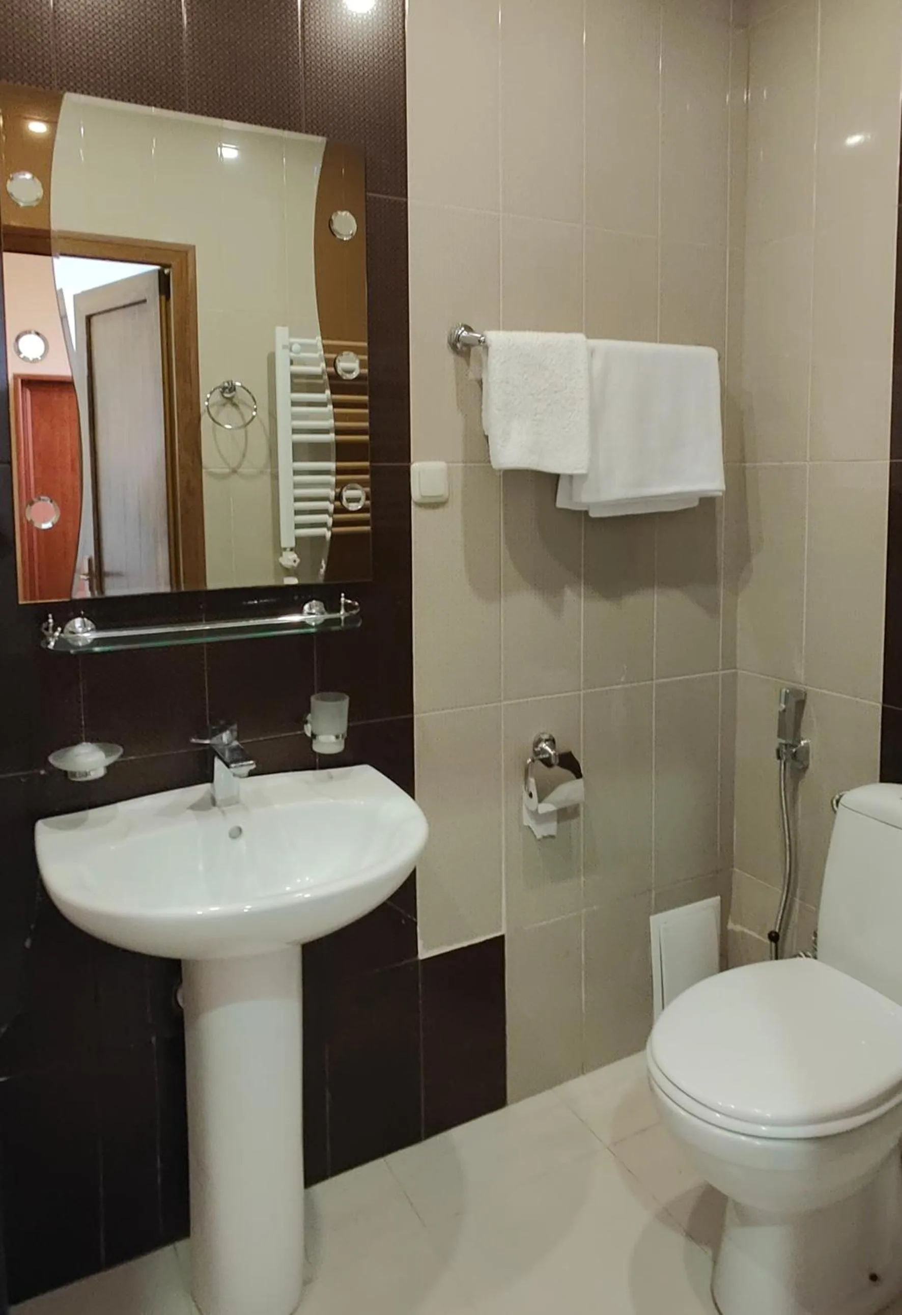 Shower in Areg Hotel