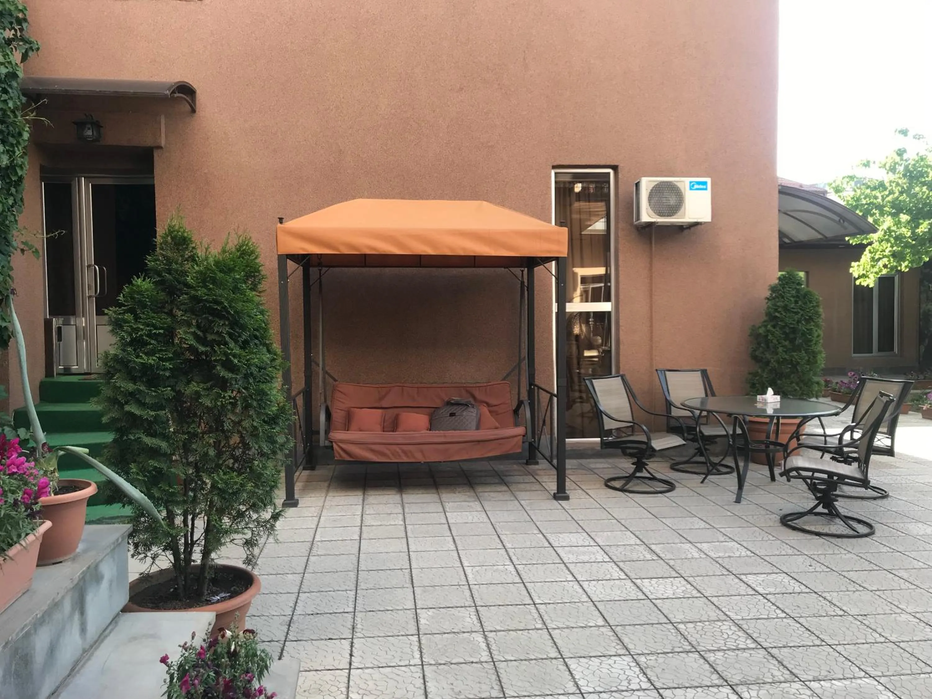 Patio in Areg Hotel